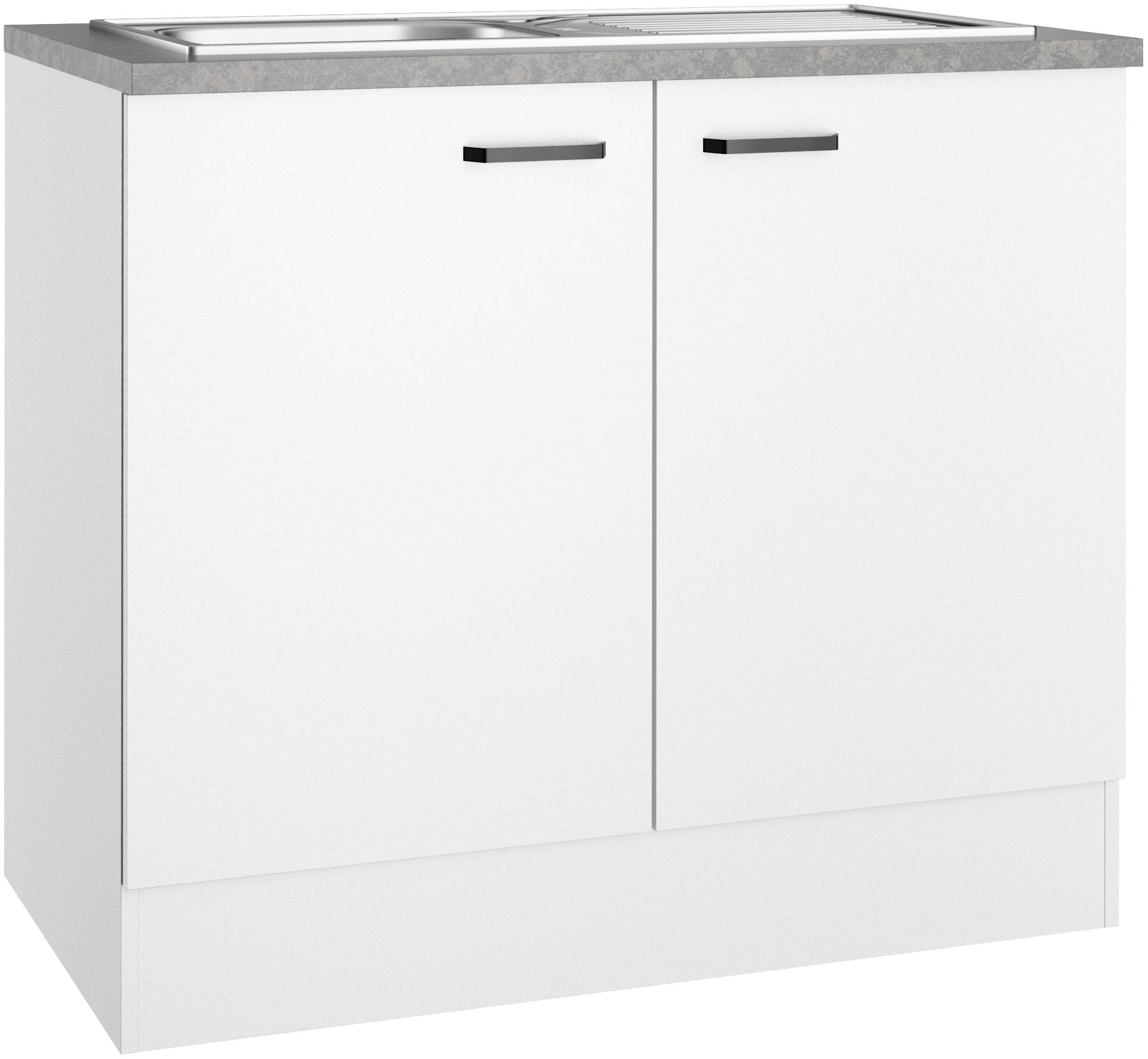 OPTIFIT Spülenschrank »OPTImulti« Breite 100 cm, Tiefe 60 cm, inkl. Arbeitsplatte und Einbauspüle