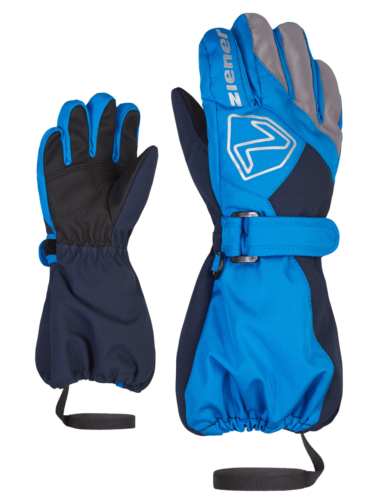 Ziener Skihandschuhe »LAURO-Z AS glove mini« in blau, Größe 3,5