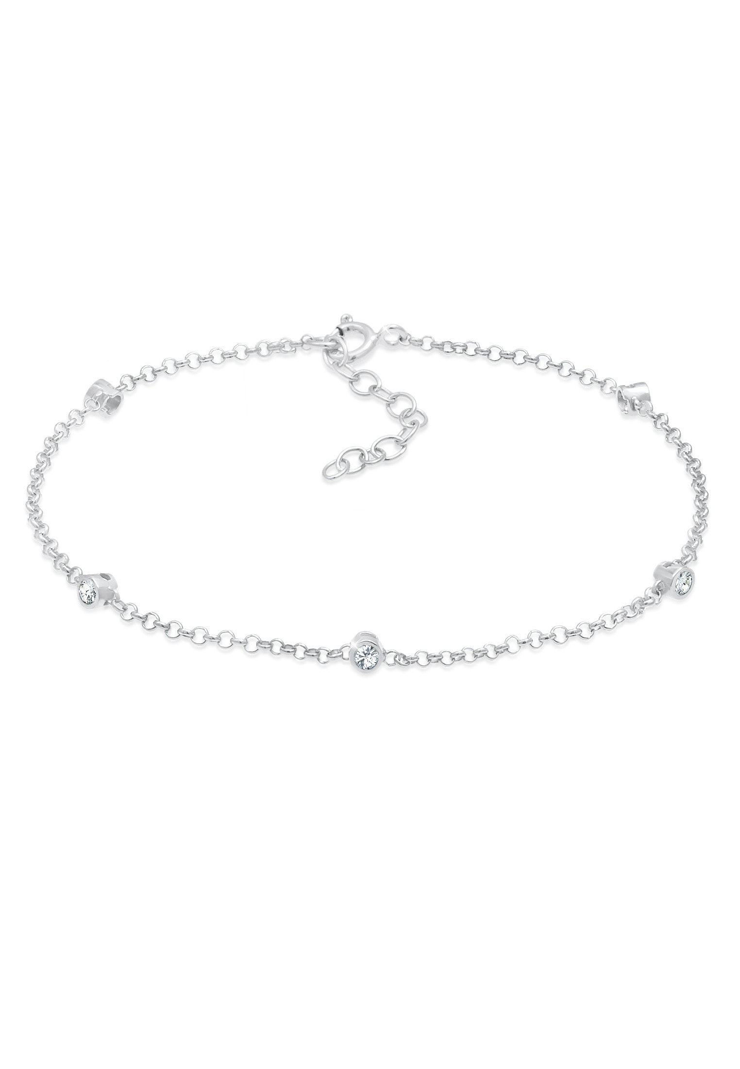 Elli Armkette »Armband Klassik 925 Silber, mit Kristallen von Swarovski®«