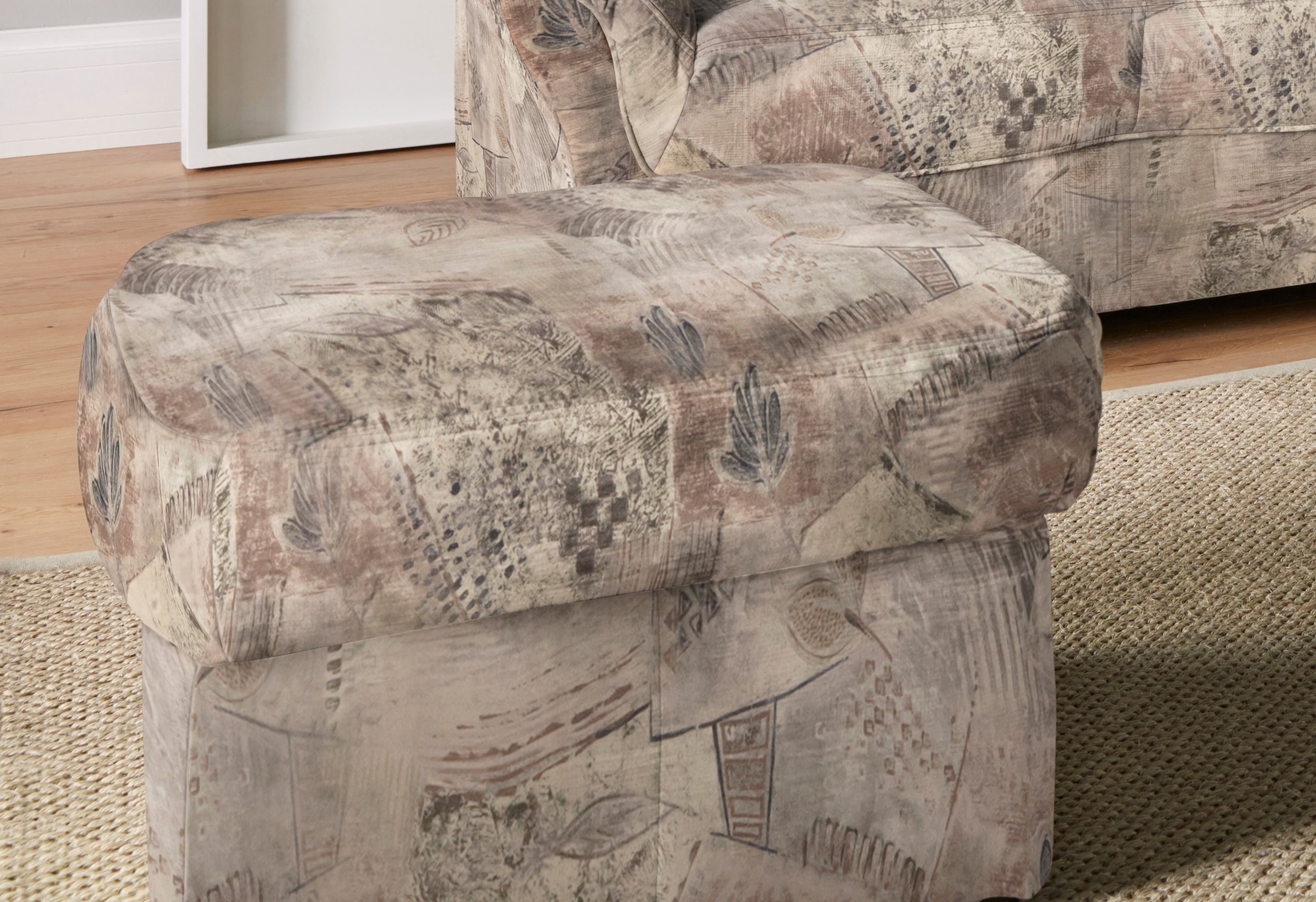 DOMO collection Polsterhocker »Bahia belastbar bis 140kg/ Sitz«, passend zur "Bahia"-Serie