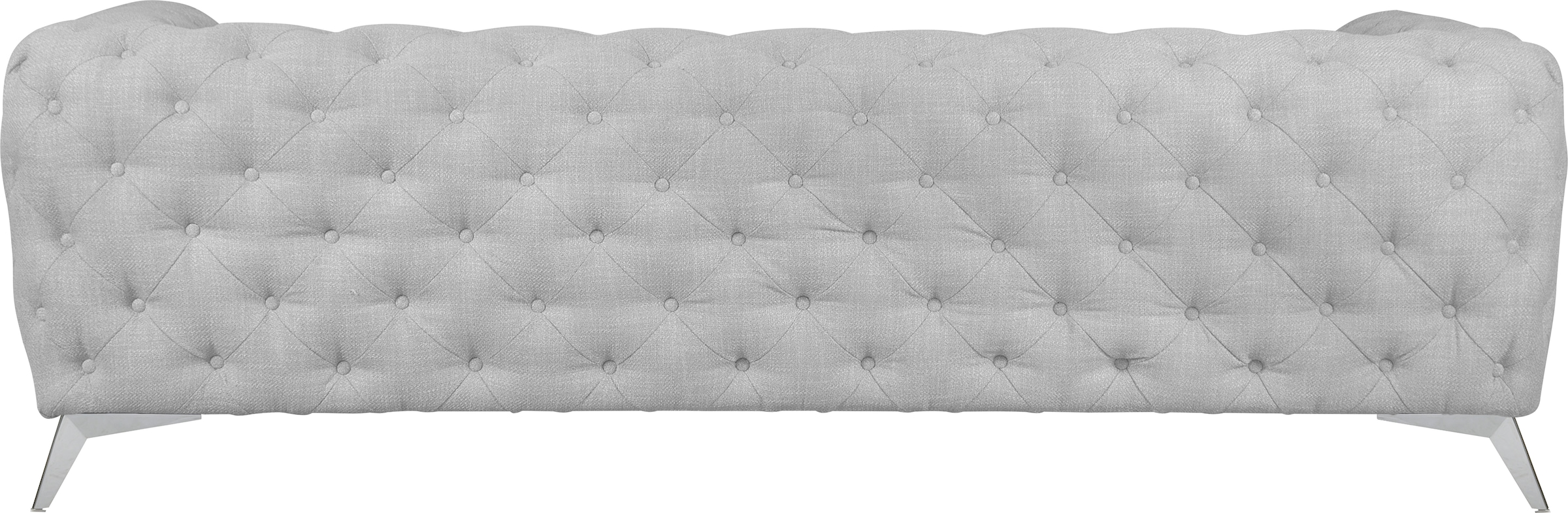 Leonique Chesterfield-Sofa »Glynis«, aufwändige Knopfheftung, moderne Chesterfield Optik, Fußfarbe wählbar