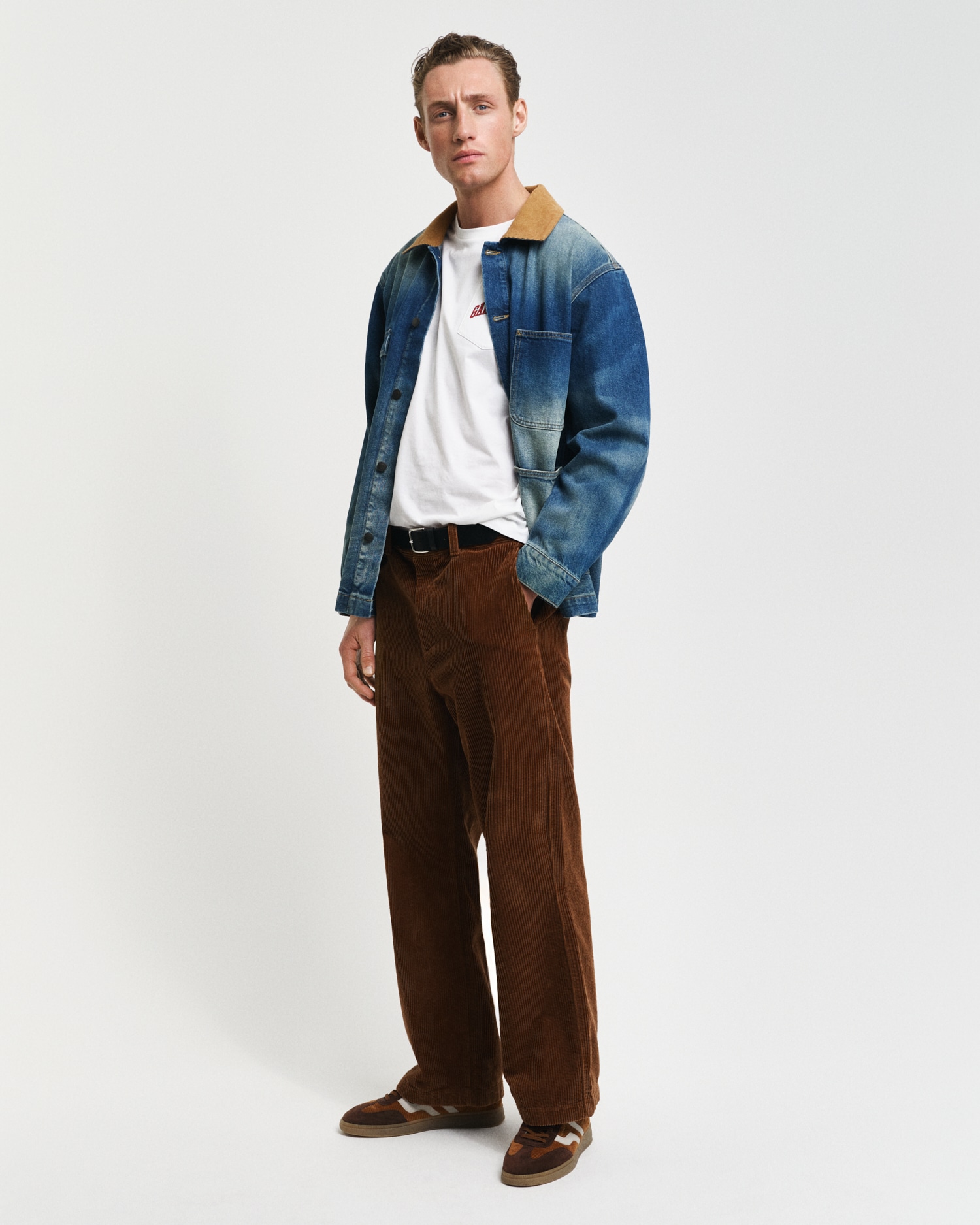 Gant T-Shirt »POCKET GRAPHIC TSHIRT«, Grafische GANT-Stickerei auf der Brusttasche