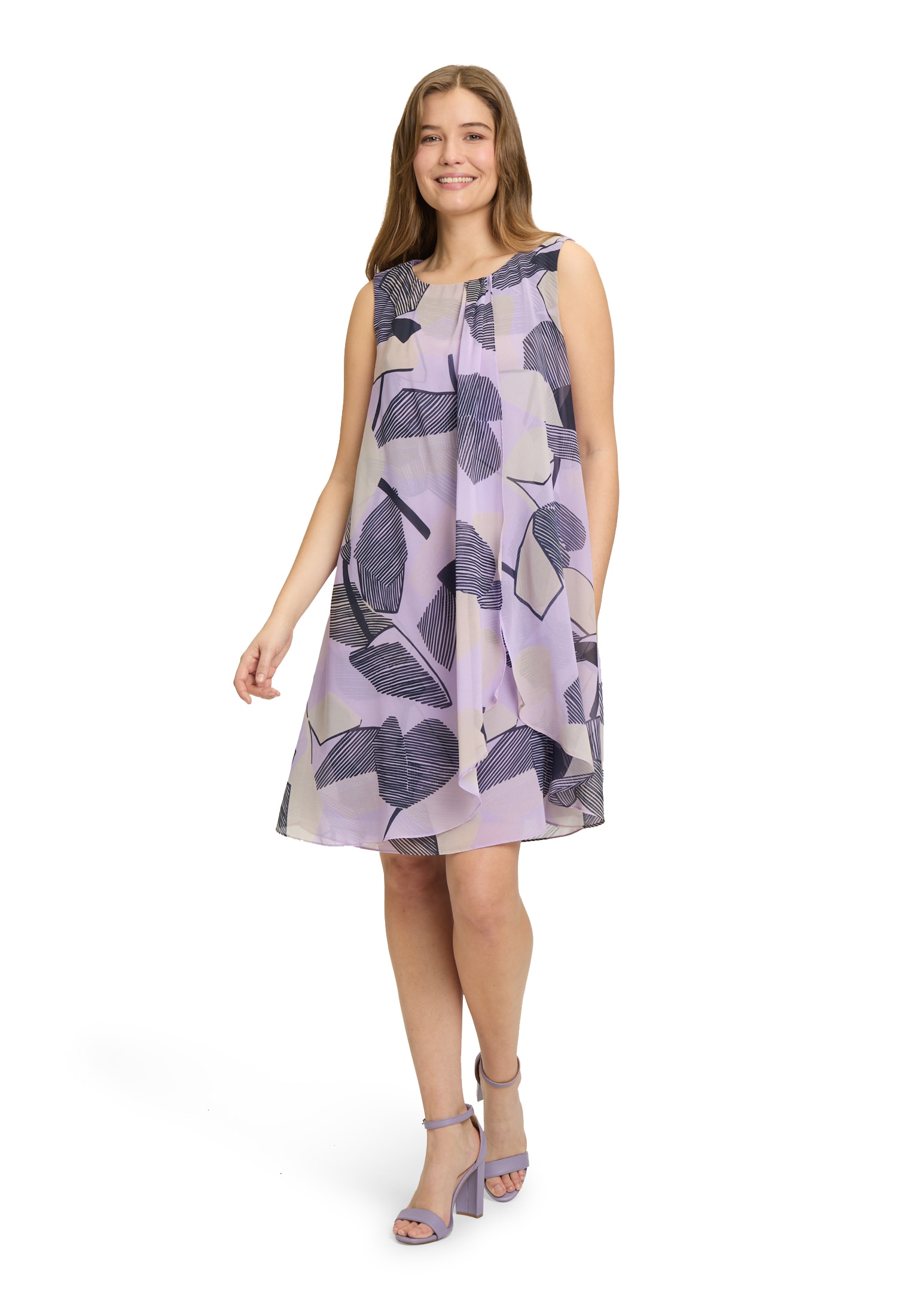Betty&Co Chiffonkleid »Chiffonkleid im Layer Look«