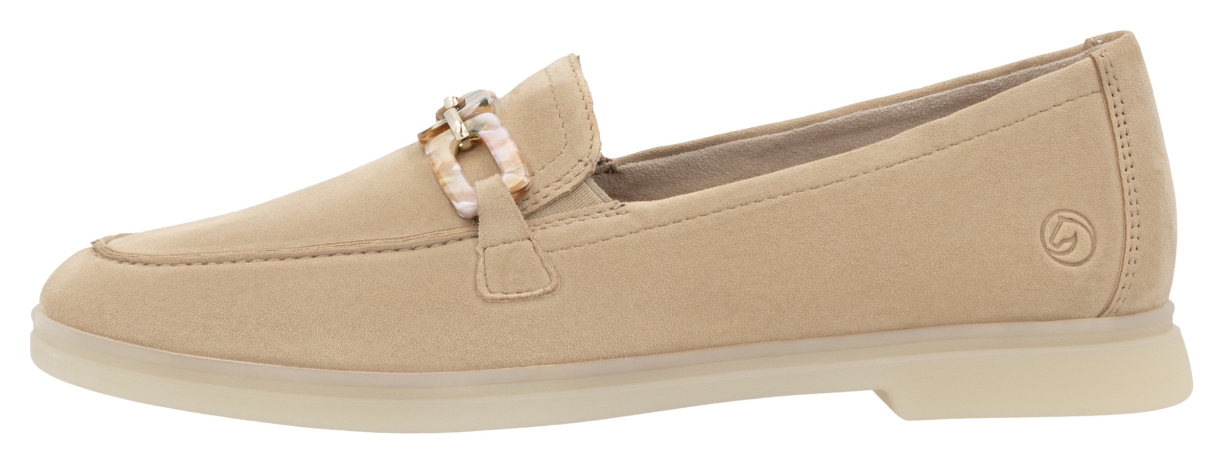 Remonte Loafer »Elisabeth Hurley-Collection«, Slipper, Halbschuh, Businessschuh mit modischer Zierkette