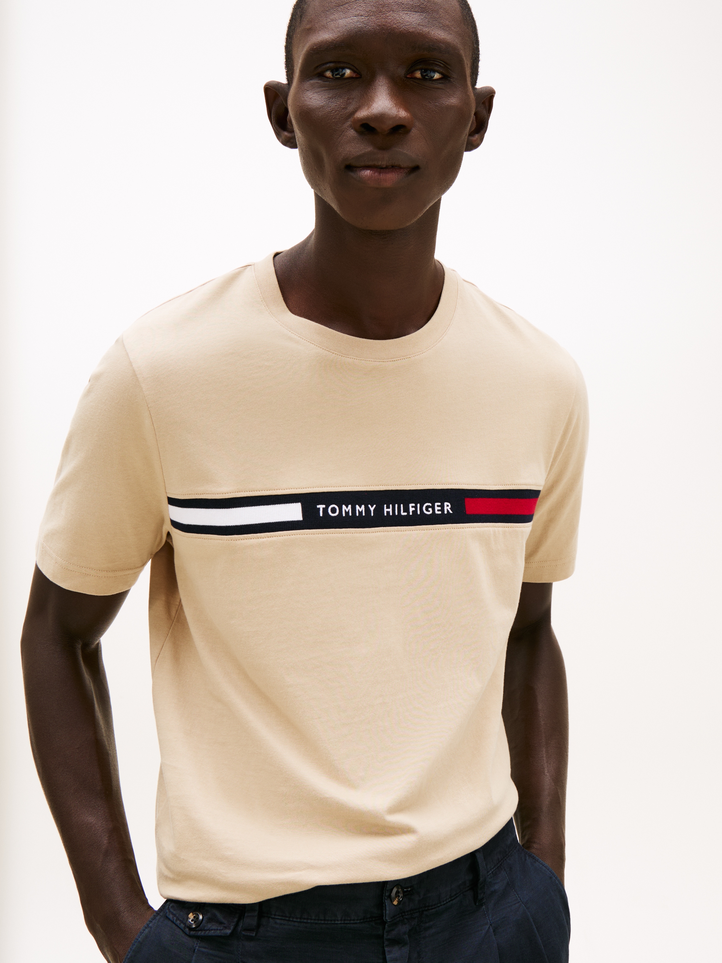 Tommy Hilfiger T-Shirt »HILFIGER CHEST INSERT TEE«