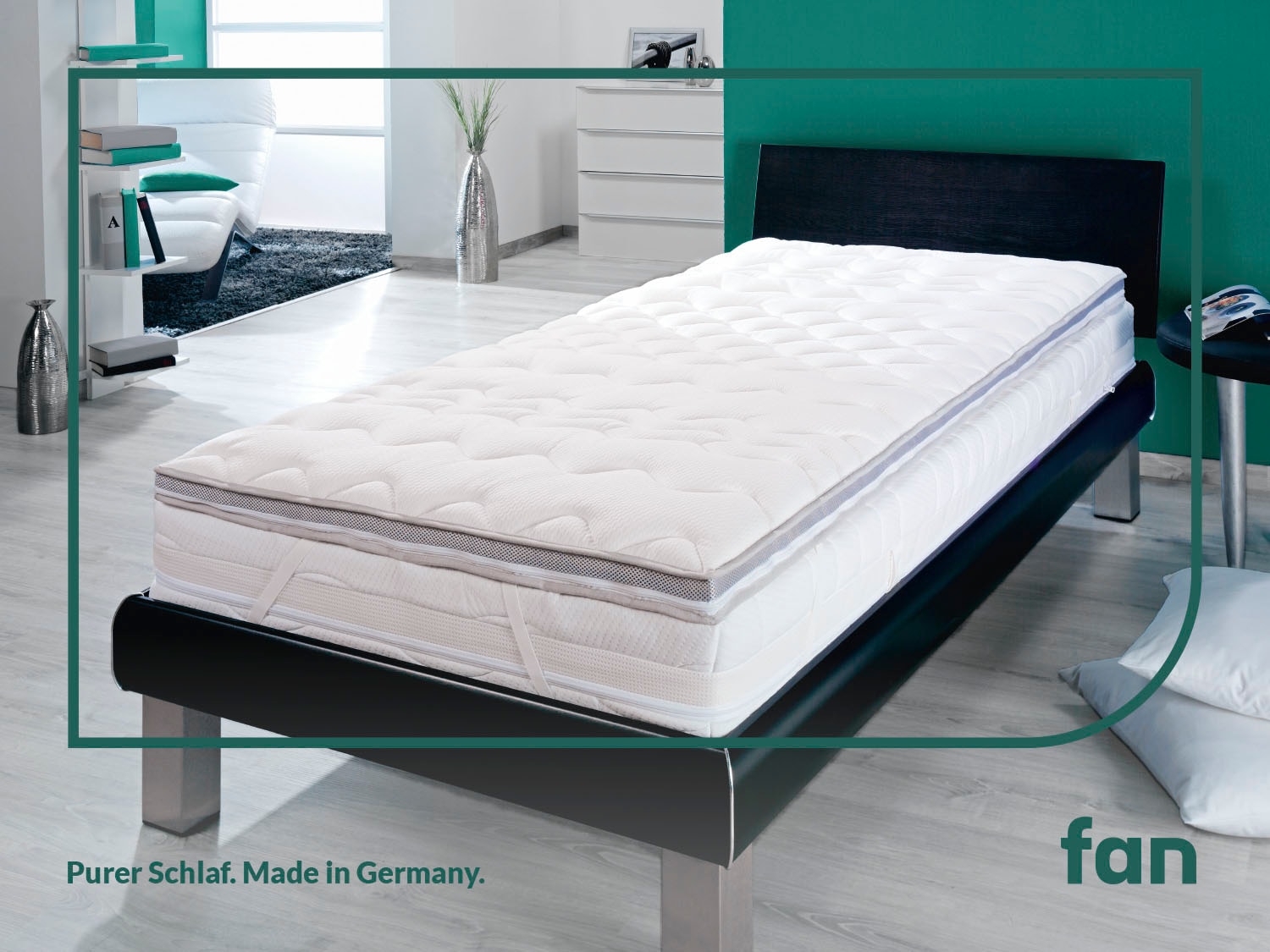 fan Topper »XXL Soft Plus, Premium Topper 90x200 cm,180x200 cm & weitere Größen«, (1 St.), Matratze, Boxspringbett, Hausstauballergiker geeignet, ergonomisch