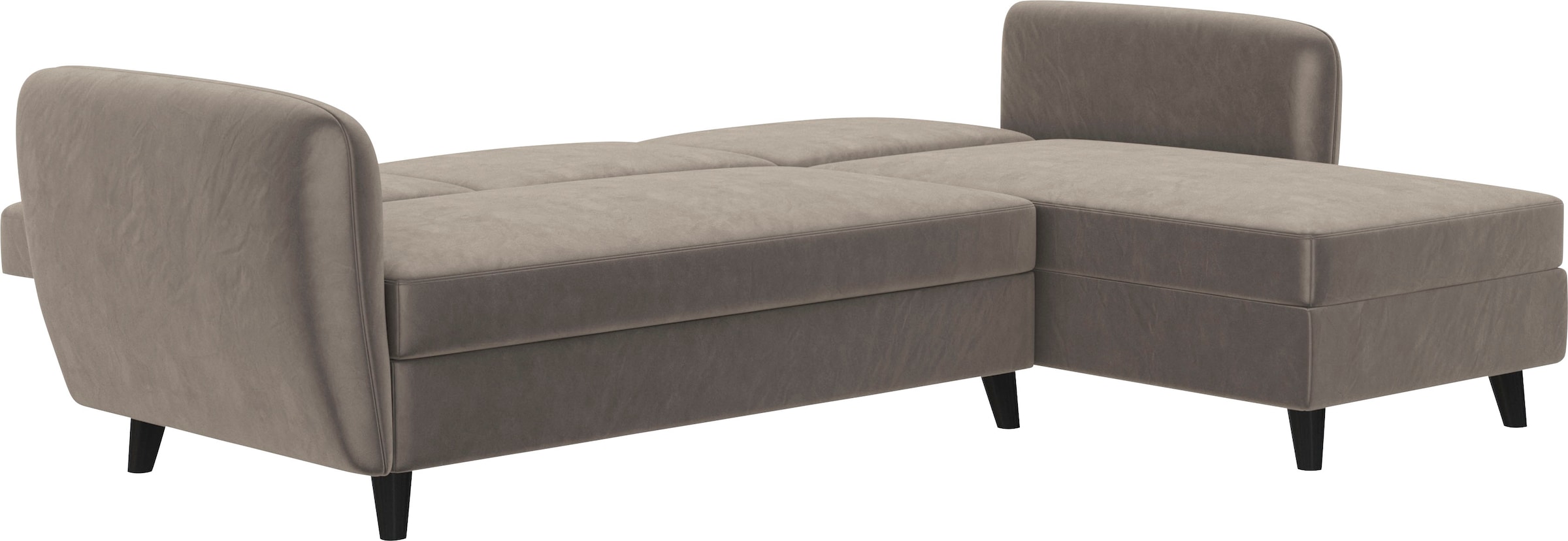 Dorel Home Ecksofa »Perry, L-Form,«, Rückenlehne, verschiedene Farbvarianten, Sitzhöhe 43 cm, Breite 219 cm