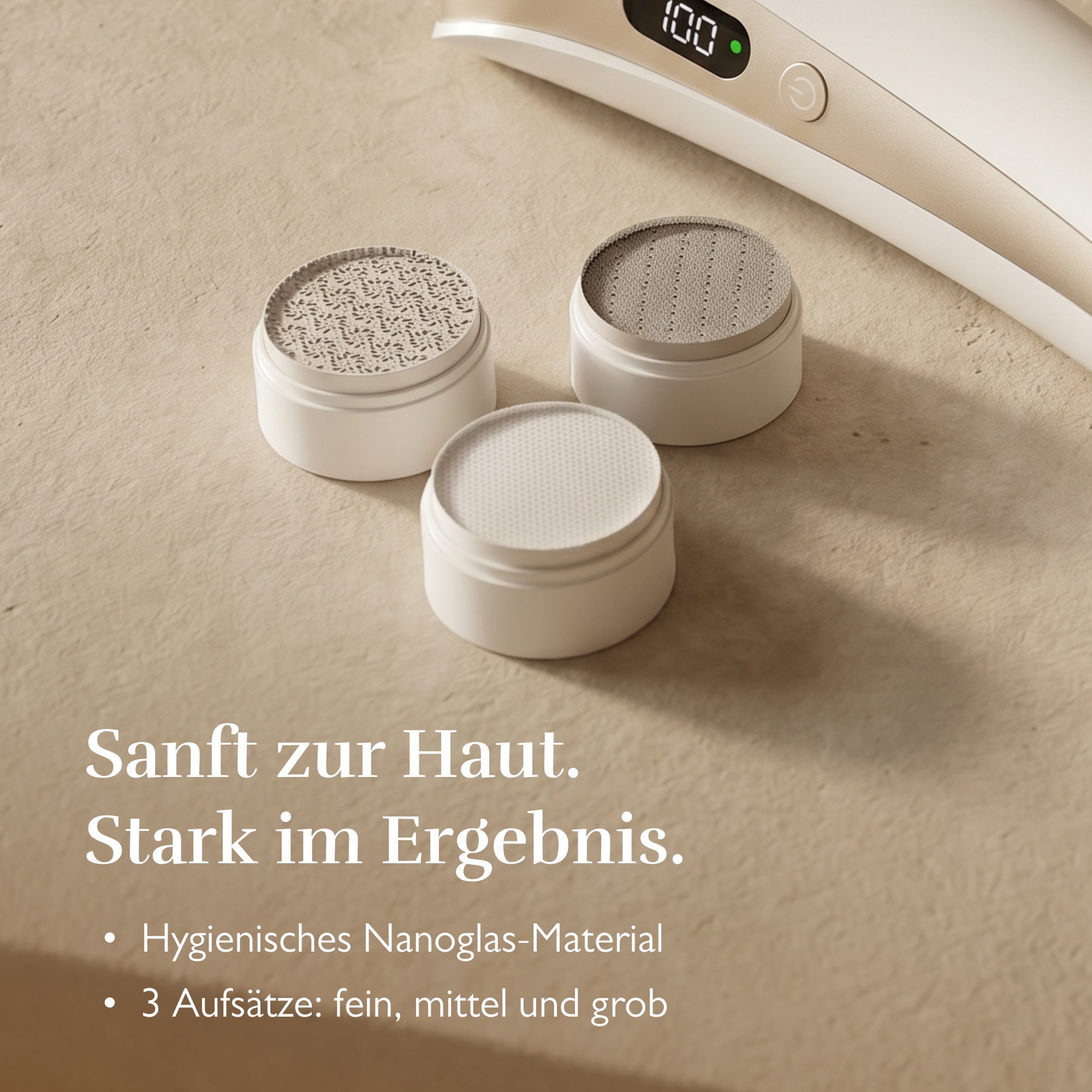 Silk'n Elektrischer Hornhautentferner »GlassPedi«