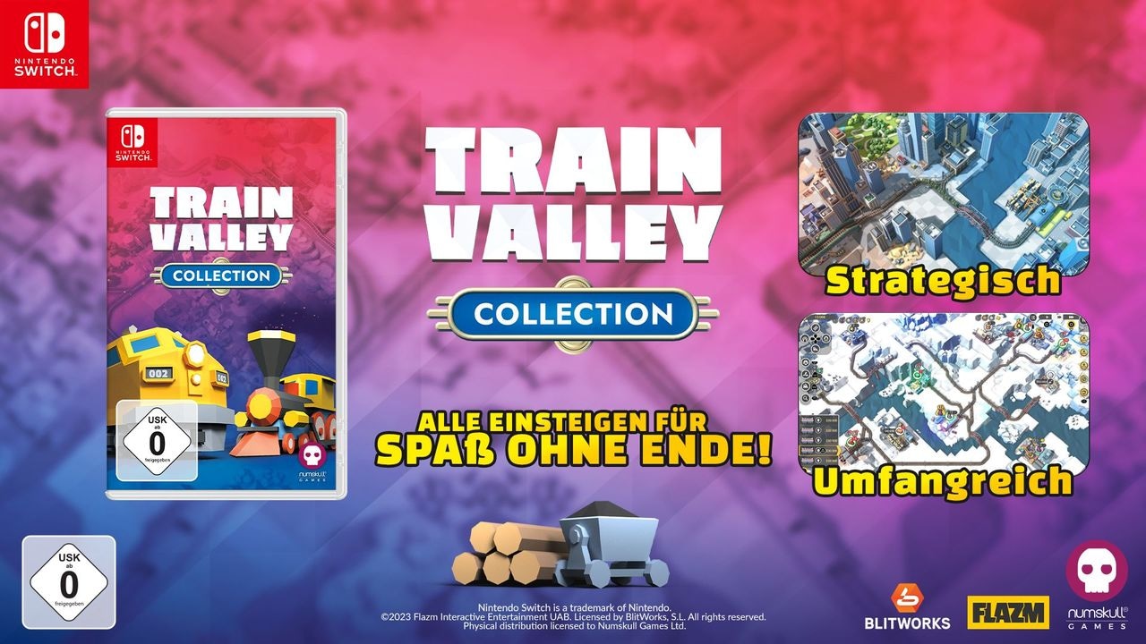 Numskull Games Spielesoftware »Train Valley Collection«, Nintendo Switch