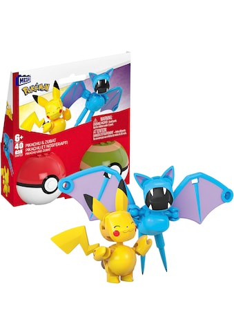 Konstruktions-Spielset »MEGA Pokémon, Pikachu und Zubat«