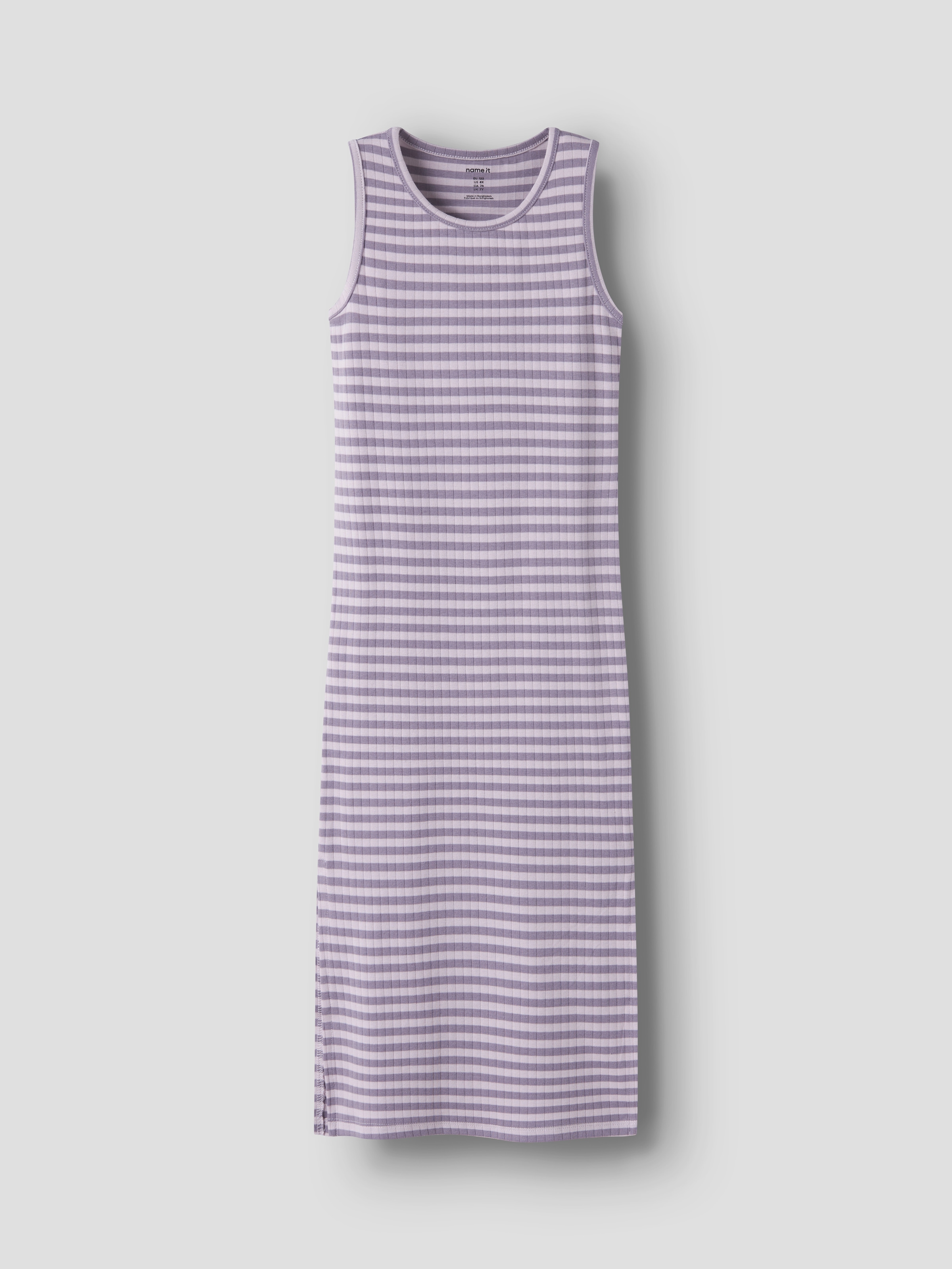 Name It Maxikleid »NKFSURAJA XSL SL MAXI DRESS NOOS« Baumwollmischung, mit Stretch, Jersey, Seitenschlitze