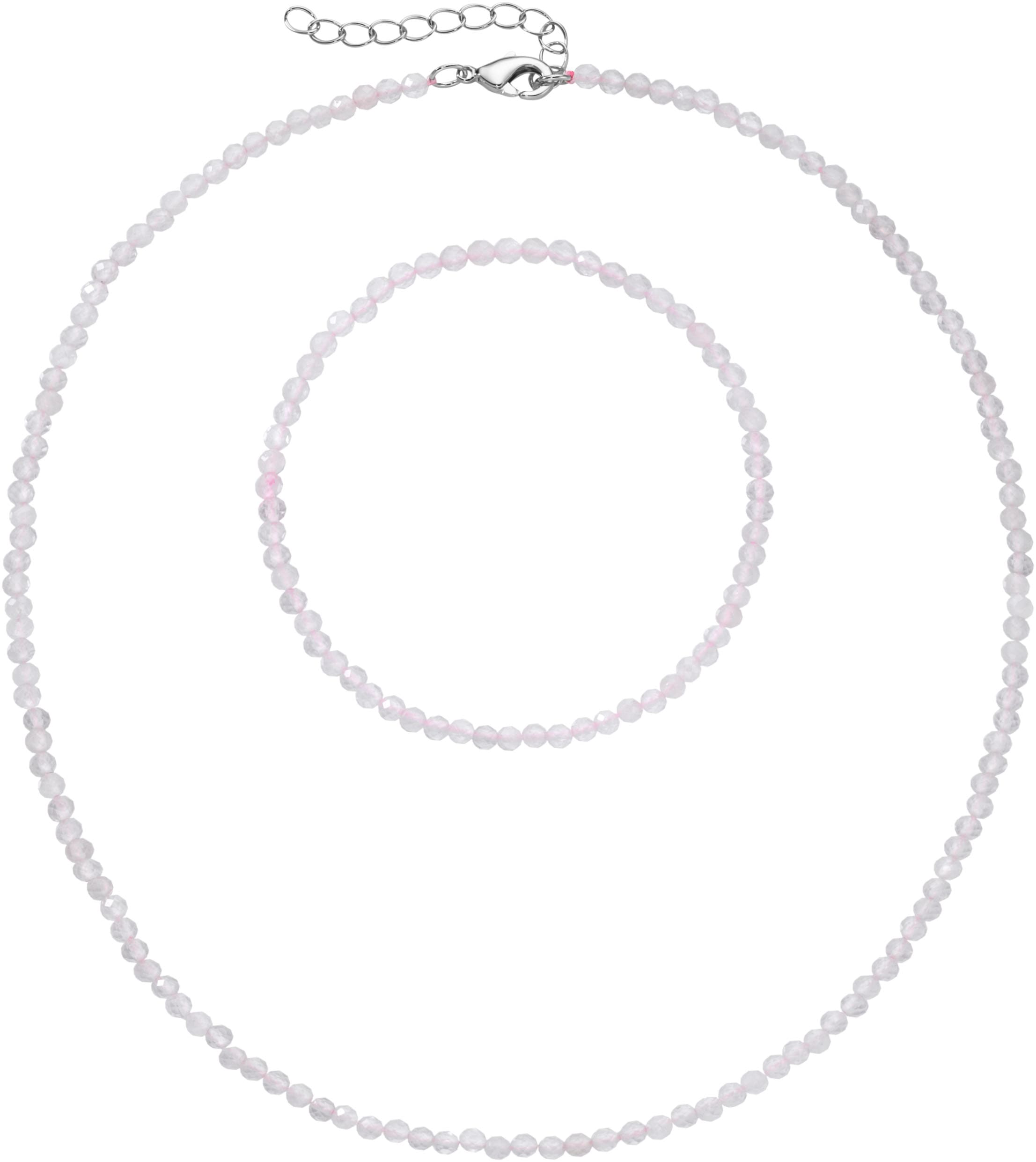 Ketten und Armband Set »Multipack Schmuck Geschenk Armkette Halskette facettierte...