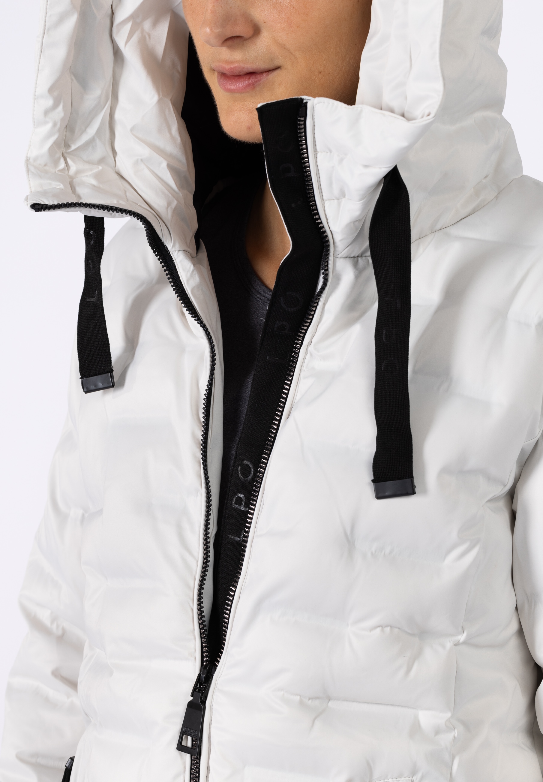 LPO Steppjacke »MARA II LONG«, auch in Großen Größen erhältlich