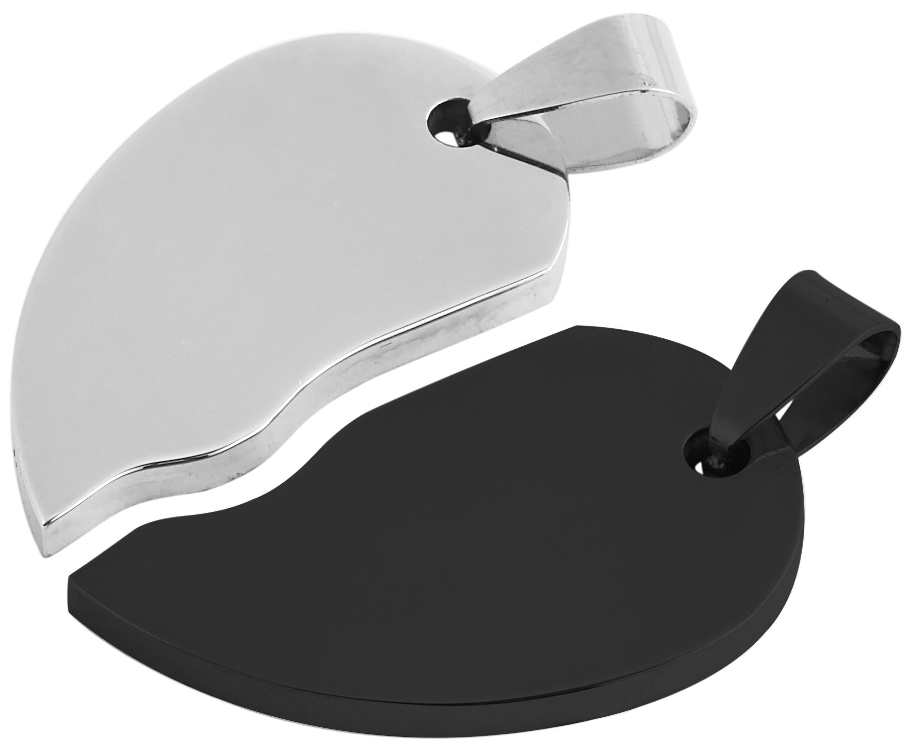 Adelia´s Kettenanhänger »Unisex Anhänger ¿ Herz Gravuranhänger aus Edelstahl«