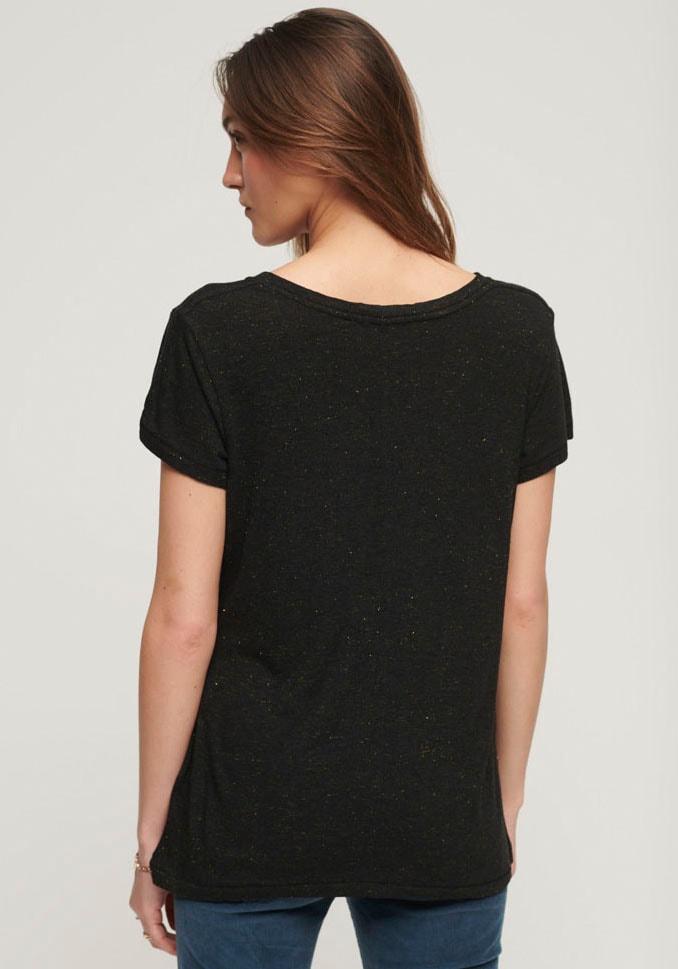 NECK OTTO Shop V-Shirt Superdry »STUDIOS VEE Online TEE« im bestellen SLUB