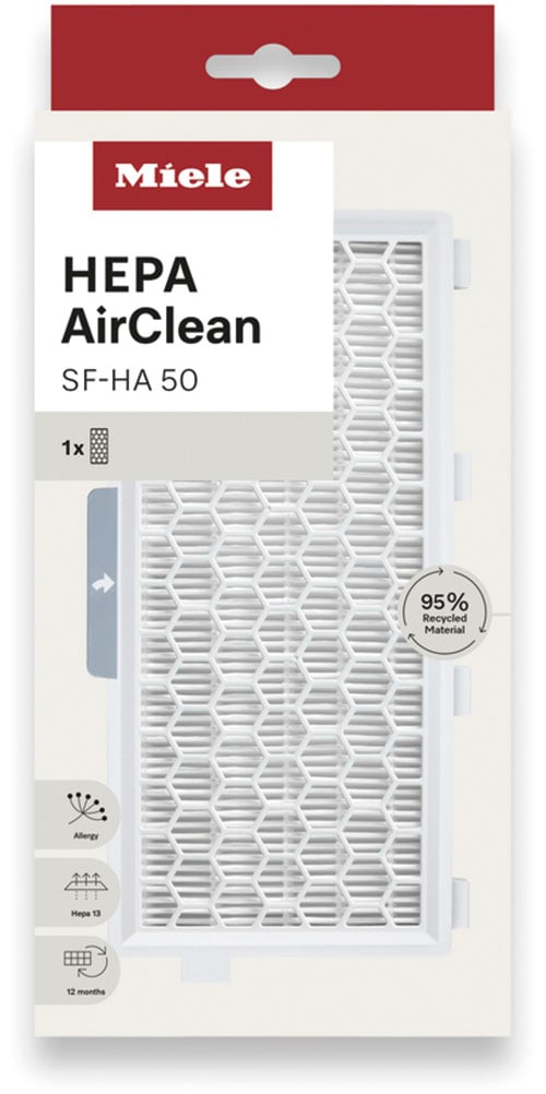 Miele CleanAir-Filter »HEPA AirClean Filter SF-HA 50« Packung, 1 HEPA AirClean Filter, 1 Stk. tlg. Miele Original Zubehör
