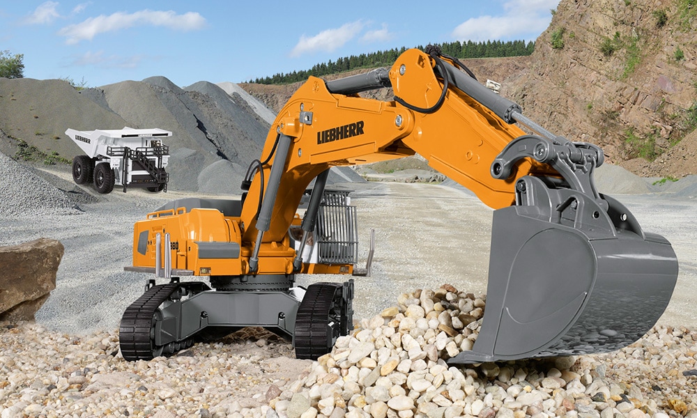 Siku RC-Bagger »SIKU Control, Liebherr R980 SME (6740)«, mit LED-Lichtern