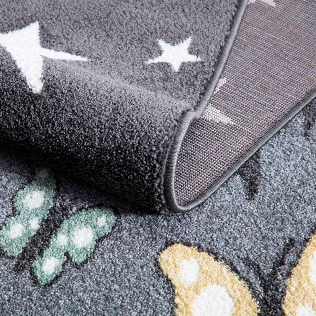 Carpet City Kinderteppich »ANIME916«, rund, 11 mm Höhe, Kinderzimmer Teppich Modern mit lustigen Cartoon-Figuren, Multi
