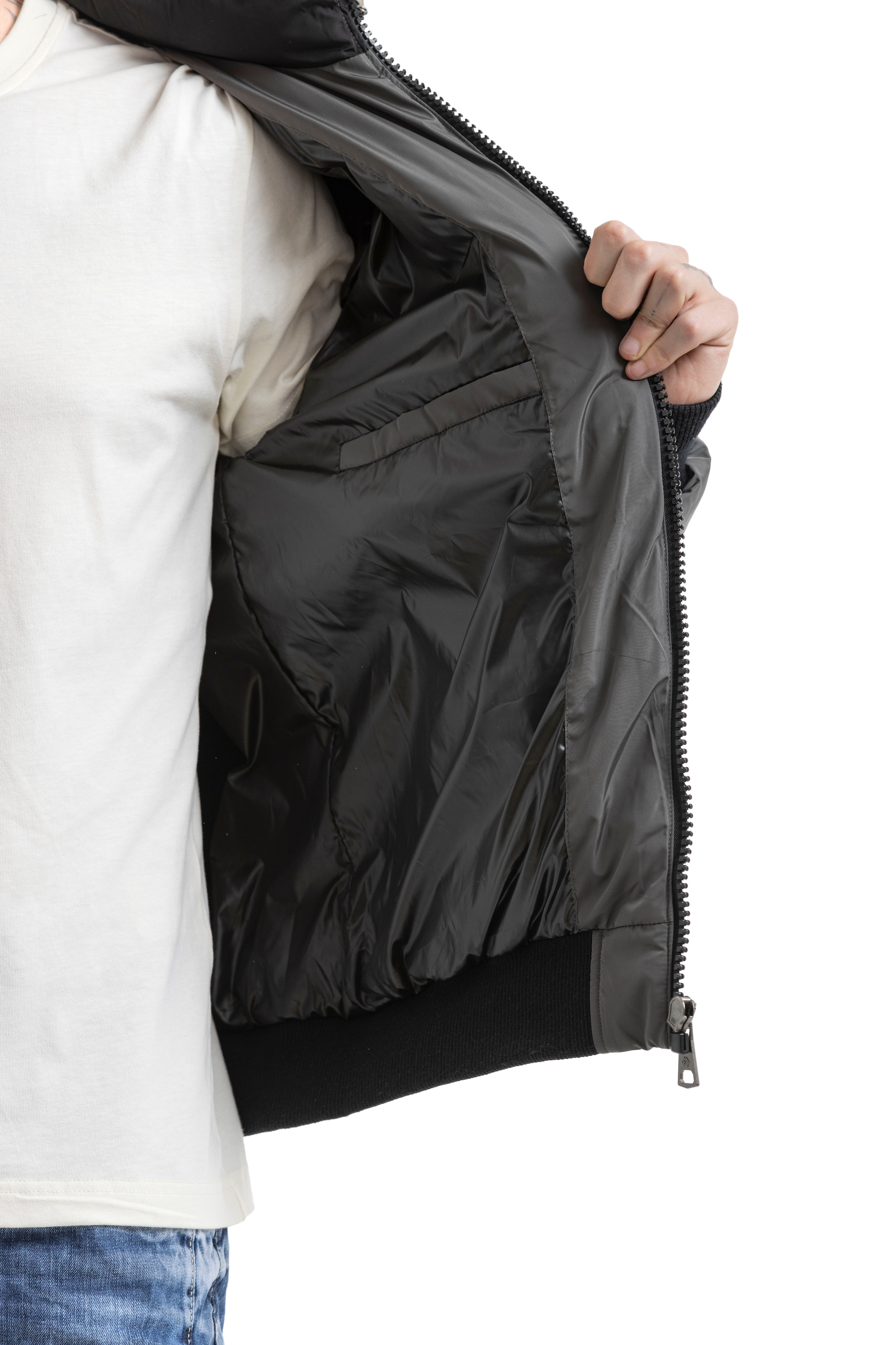 Cipo & Baxx Steppjacke mit Kapuze