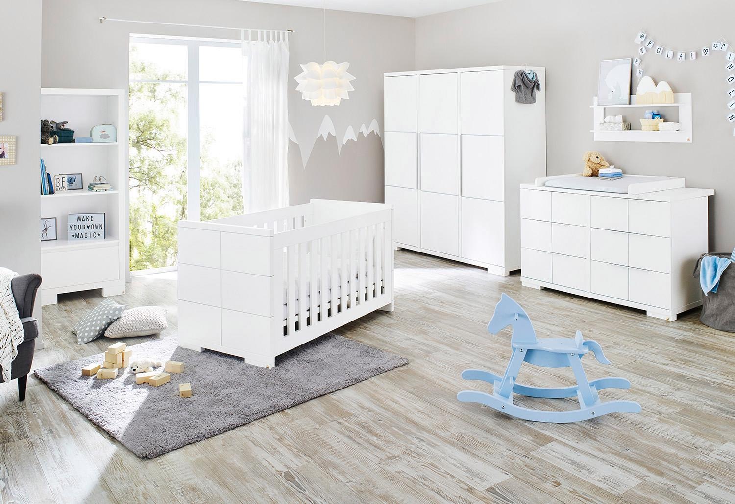 Pinolino® Babyzimmer-Komplettset »Polar«, (Set, 3 tlg.), extrabreit groß