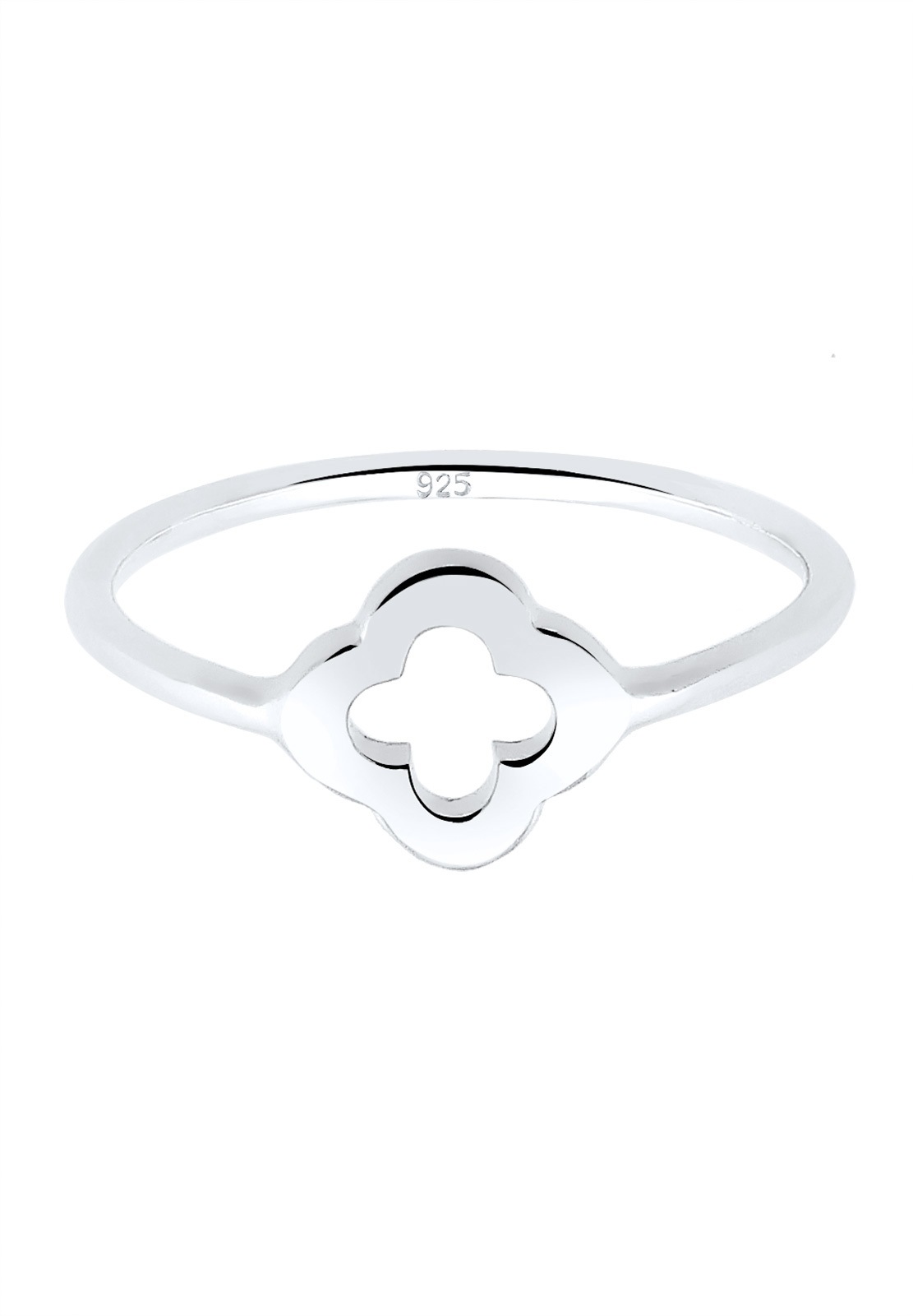 Elli Silberring »Ring Kleeblatt Glücksbringer Luck 925 Sterling Silber«