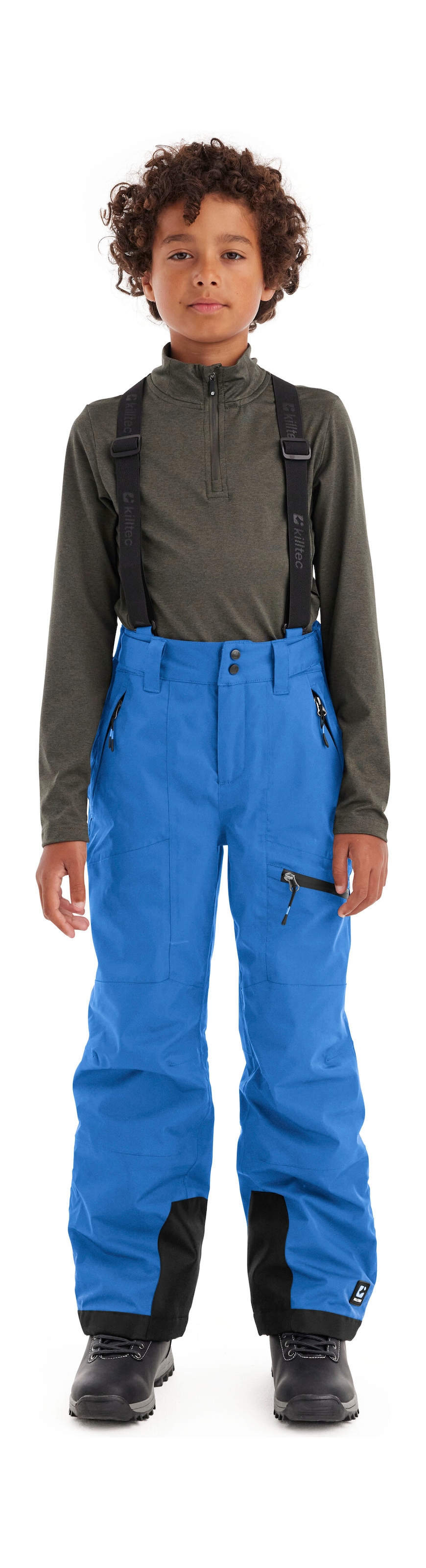 Killtec Skihose »Boys Skihose 242«  Wasserdichte Skihose mit abnehmbarem Latz und verstellbarem Bund