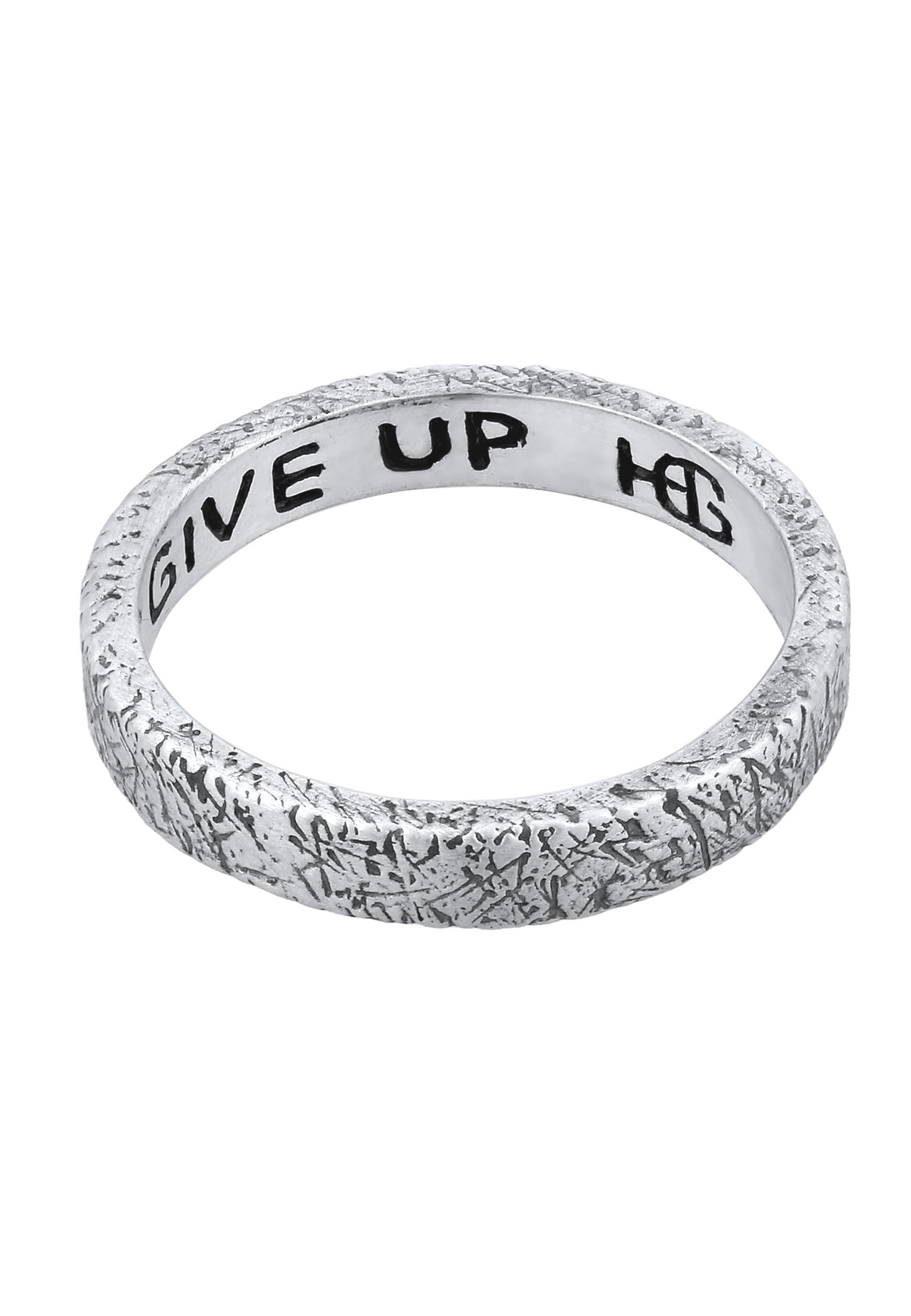 HAZE & GLORY Silberring »Ring Bandring 925 Sterling Silver - Motivator«