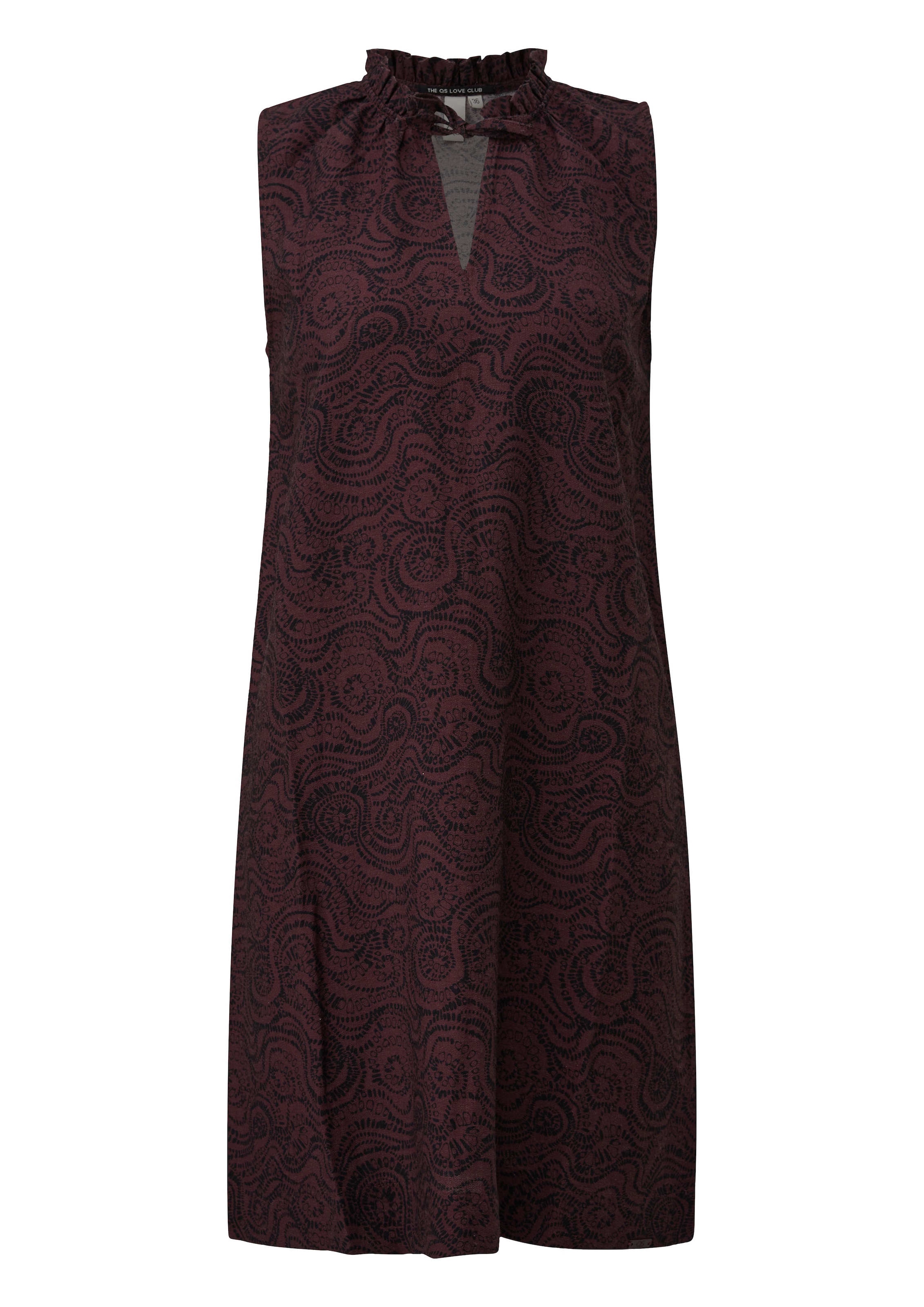 QS Druckkleid Ohne Taschen Sommerkleid mit grafischem Muster