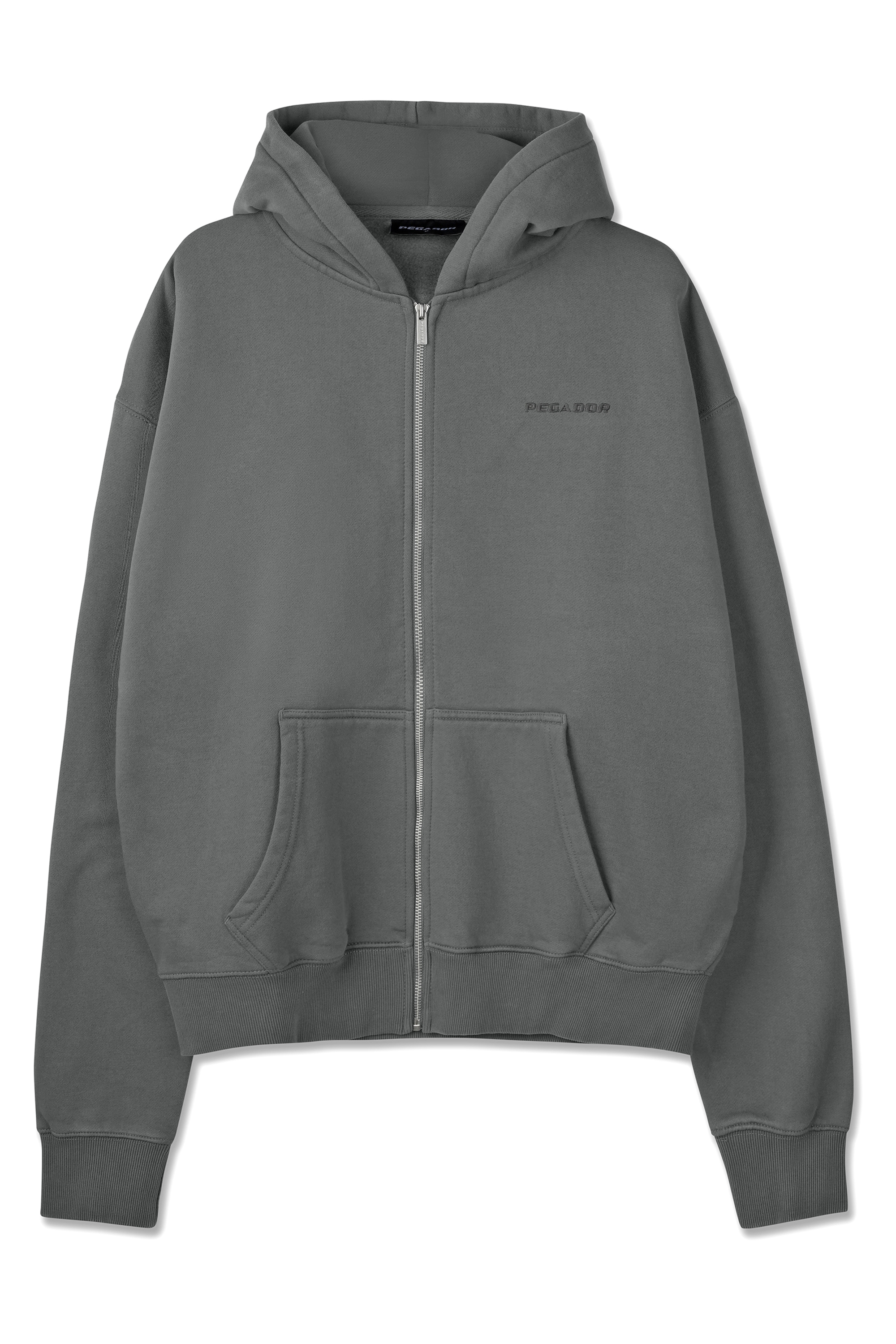 PEGADOR Kapuzensweatjacke »Logo Oversized Sweat Jacket« Baumwollmischung, oversize