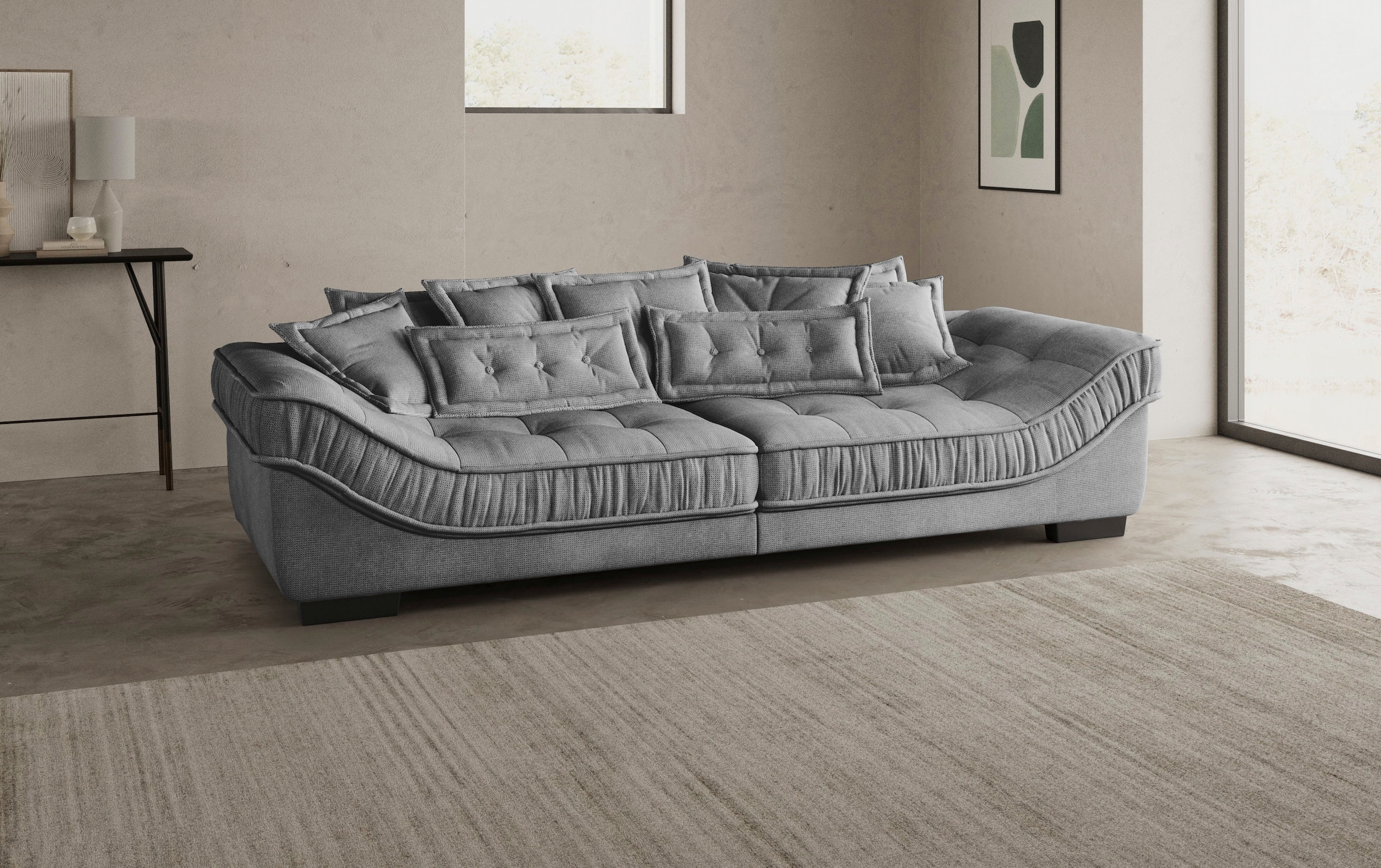 Mr. Couch Big-Sofa »Diwan II DuraFlex«, DuraFlex-Kaltschaumpolsterung, bis 140 kg, 4 Bezugsqualitäten