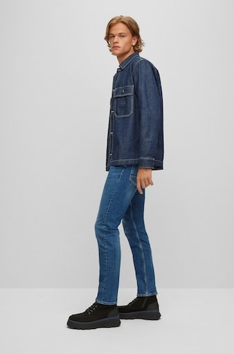 BOSS ORANGE Regular-fit-Jeans »Taber BC-C«, mit BOSS Label