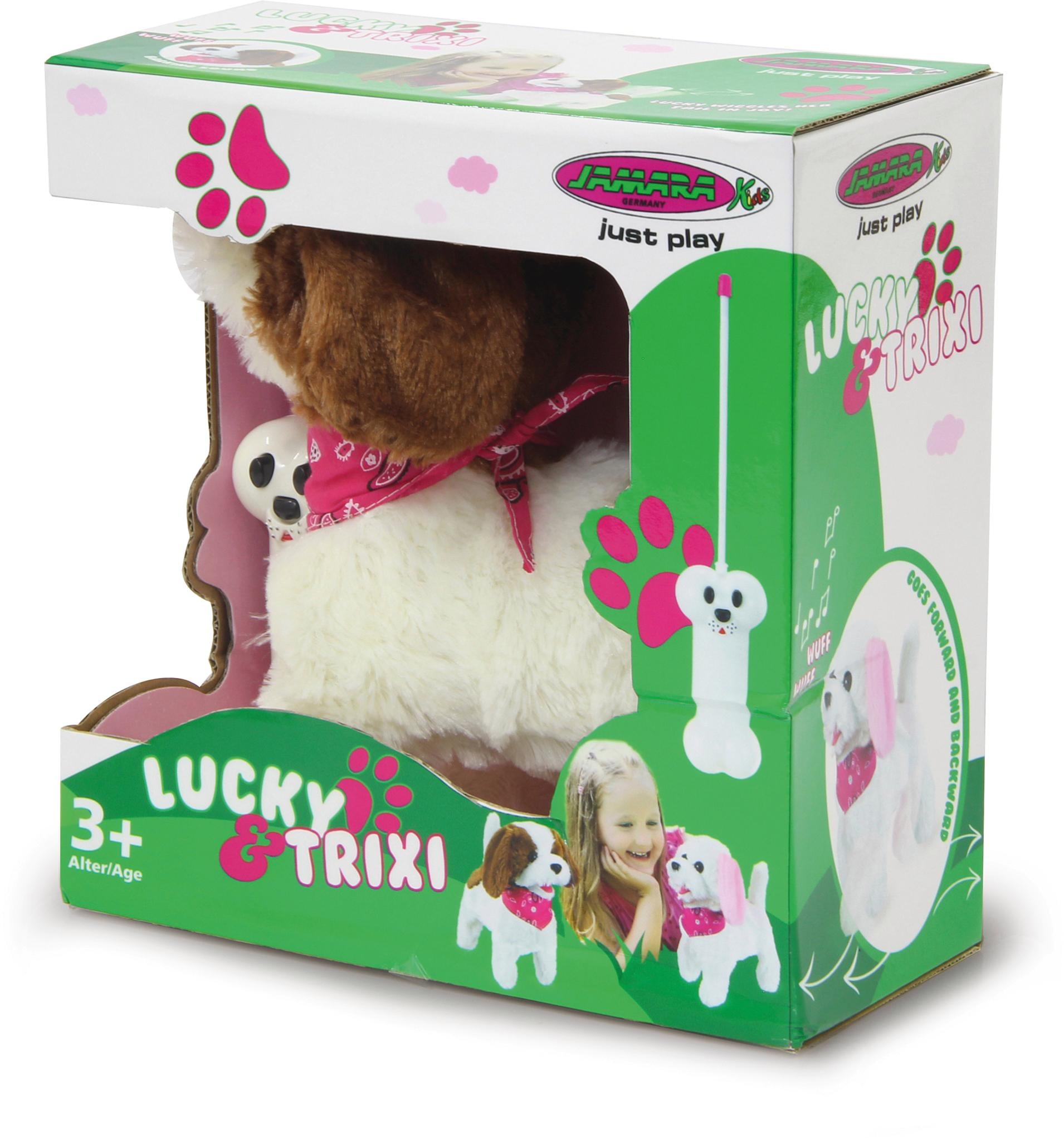 Jamara RC-Tier »JAMARA KIDS Plüschhund Lucky, 27 MHz«, (2 tlg.)