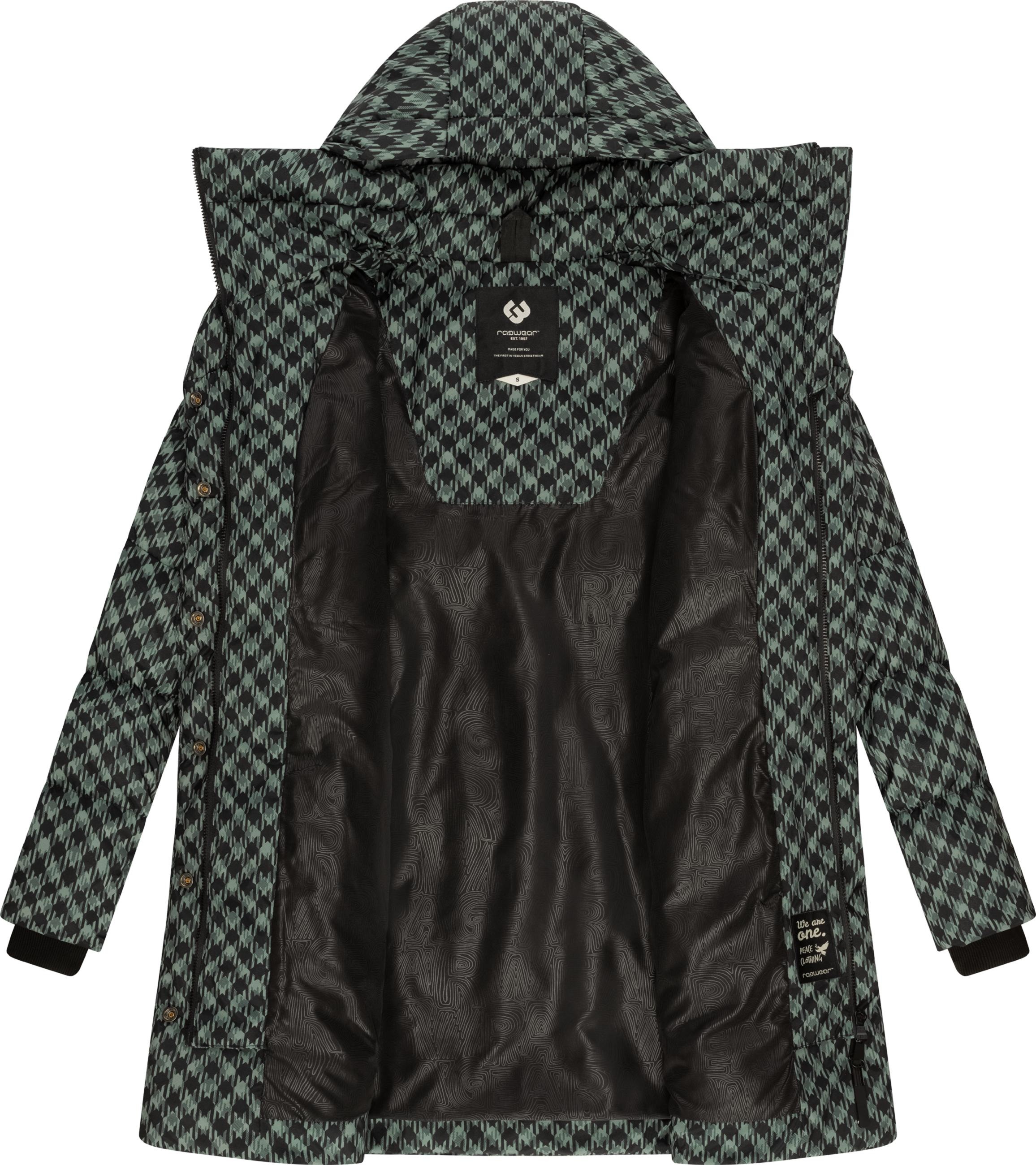 Ragwear Steppmantel »Steppmantel Niara Print«