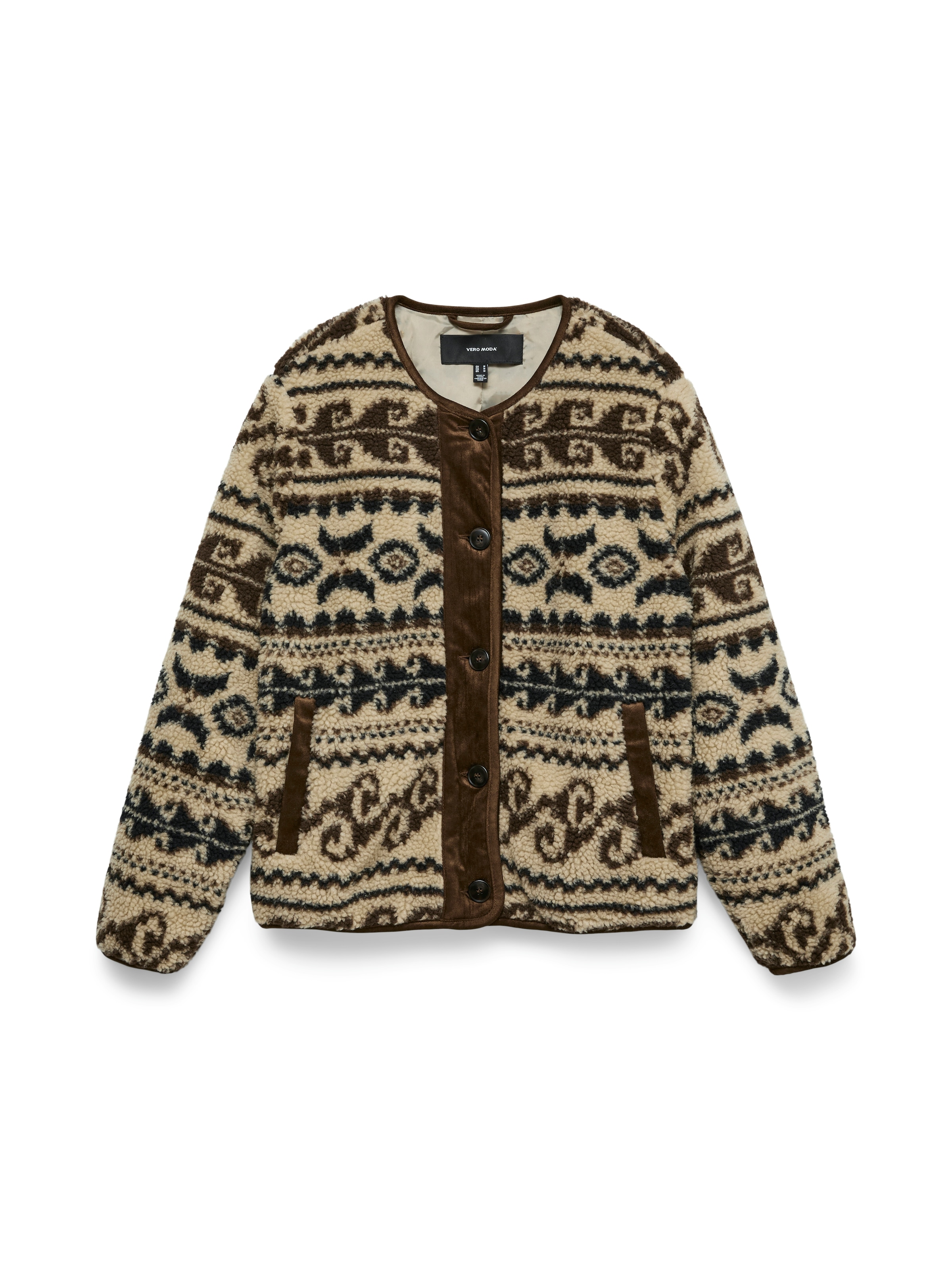 Vero Moda Fleecejacke »VMLINDAU SHORT JACKET« Polyester