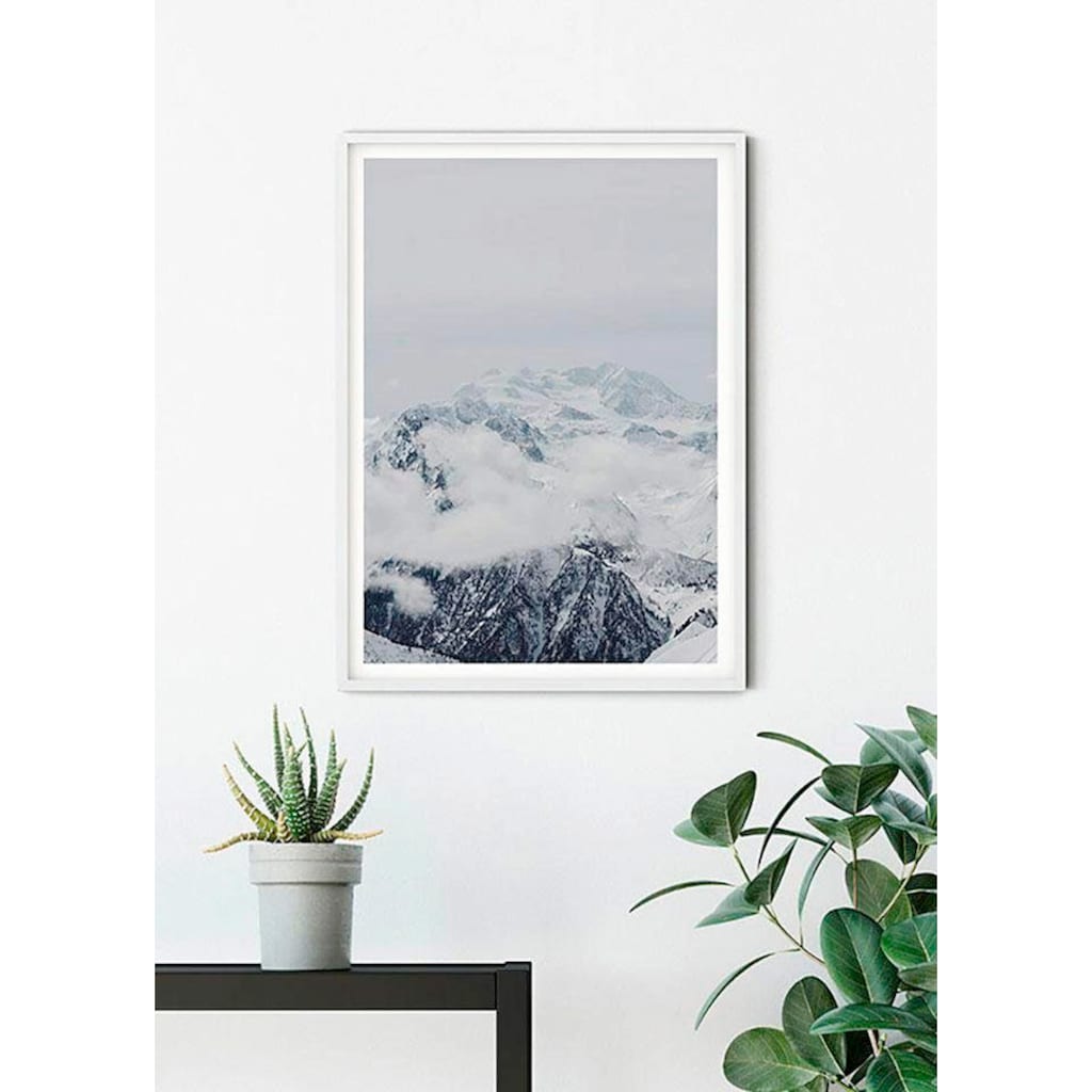 Komar Poster »Mountains Clouds«, Natur, Höhe: 40cm