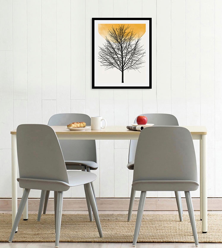queence Bild »Bloom« Baum | Baumbilder | Pflanzen | Pflanzenbilder | Sonnenaufgang 1 Stk. tlg. gerahmt
