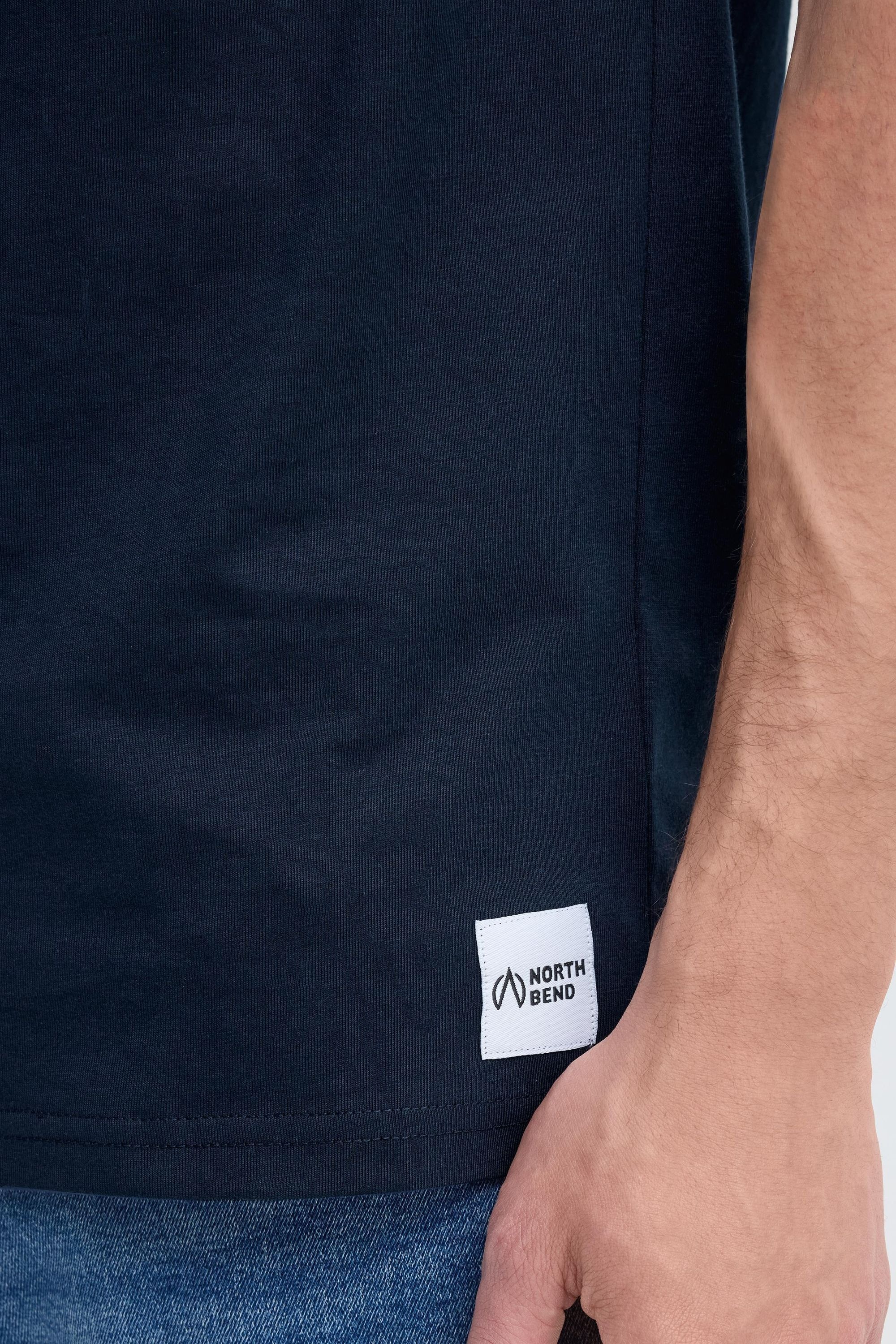 North Bend Rundhalsshirt »Rundhalsshirt NBCash«