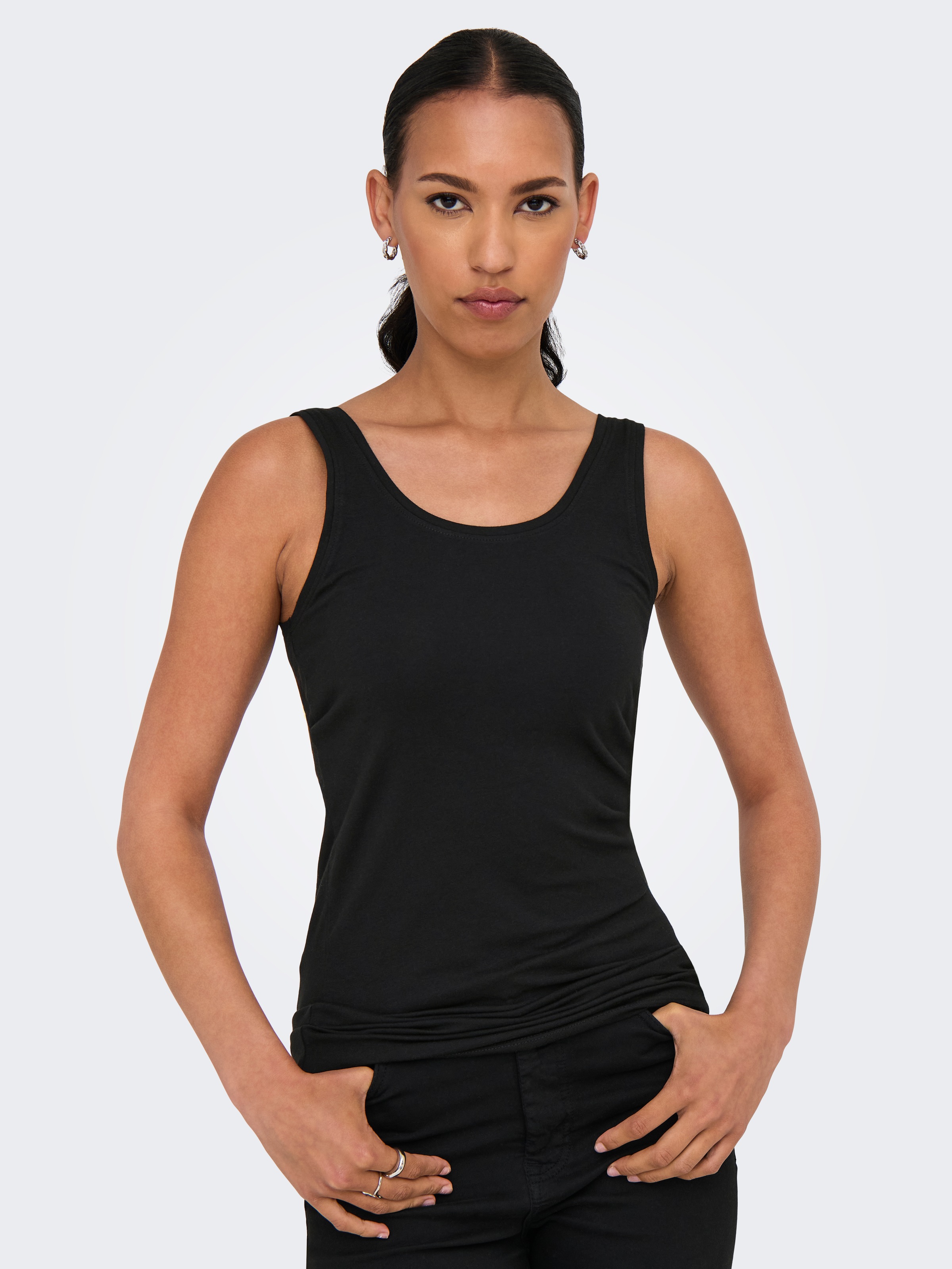 ONLY Tanktop »ONLLIVE LOVE NEW LONG TT 2PACK NOOS«, (Packung, 2er-Pack)