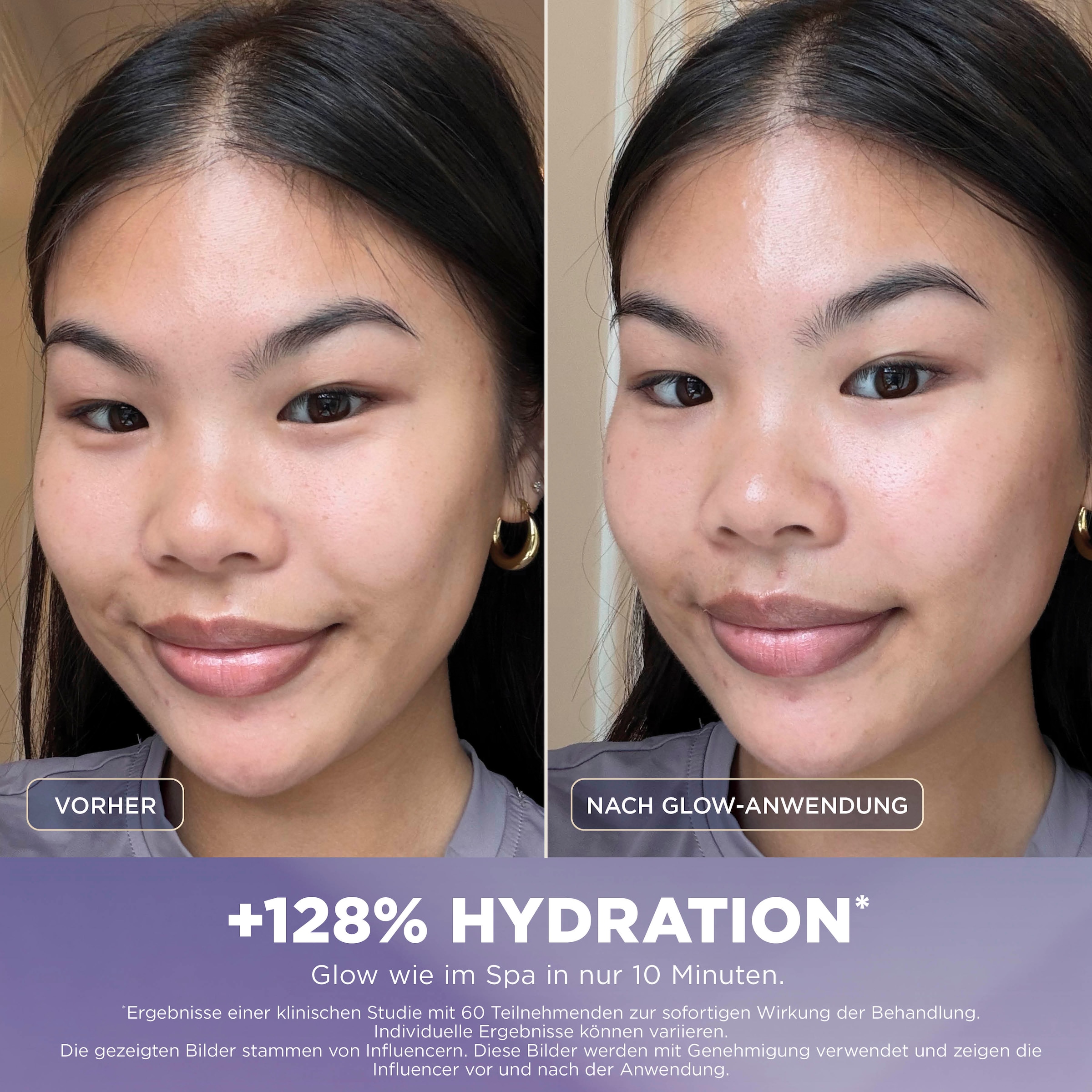 Shark Elektrische Gesichtsreinigungsbürste »FH320EUPL Facial Pro Glow« Hydro-Gesichtspflegesystem für Zuhause