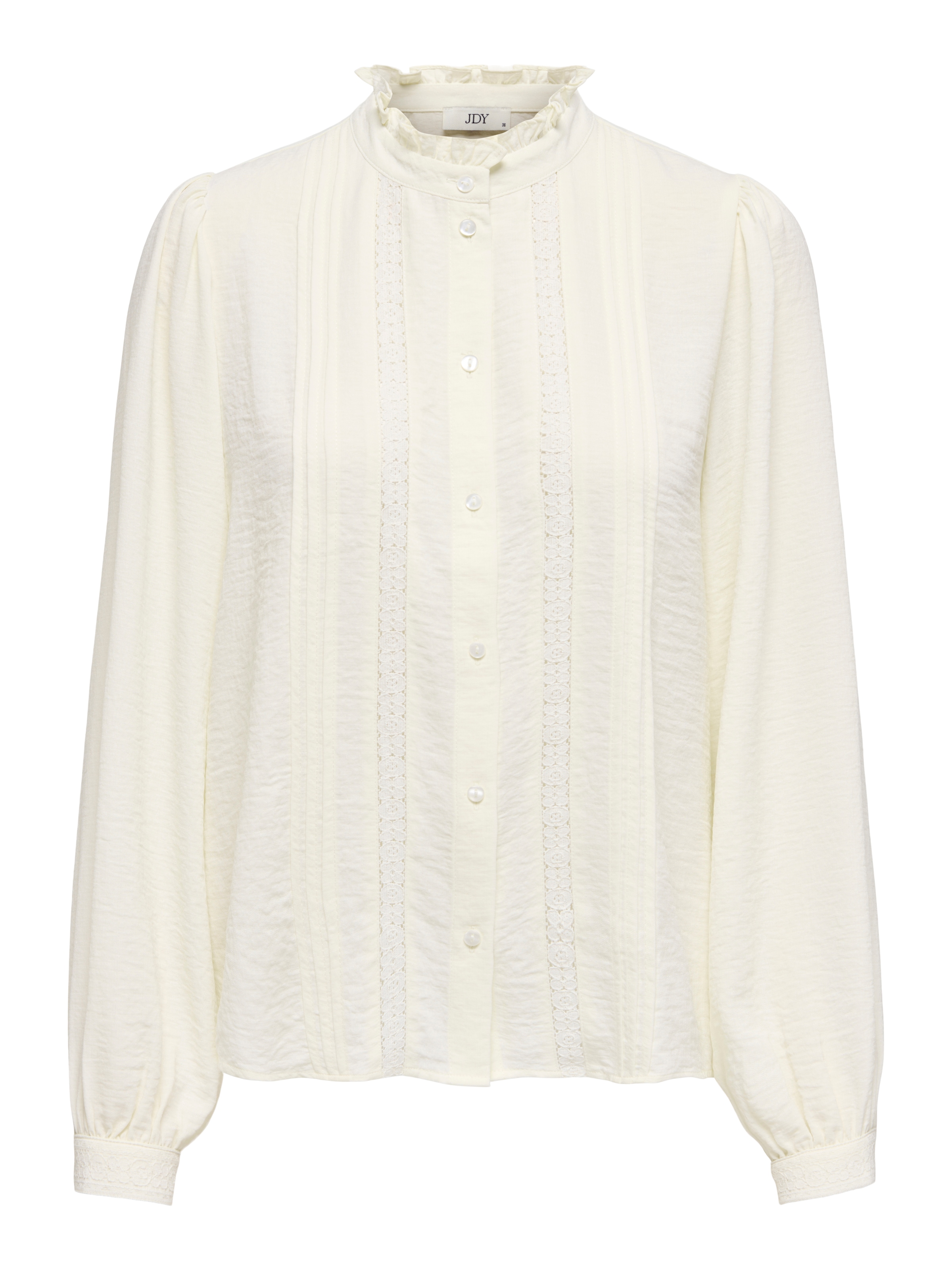 JDY Rüschenbluse »JDYELLIS L/S LACE SHIRT WVN NOOS«