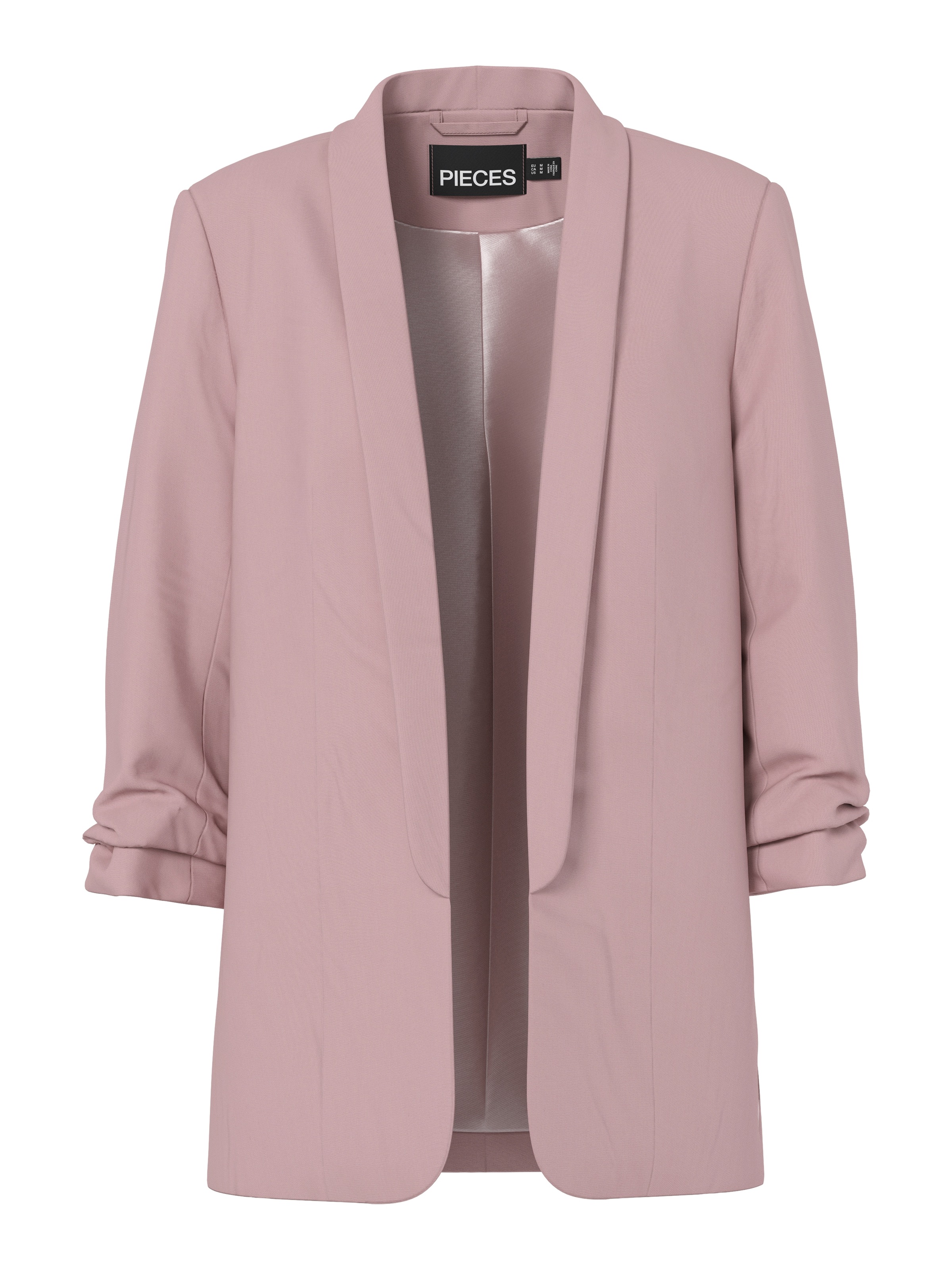 pieces Blusenblazer »PCBOSELLA 3/4 BLAZER NOOS«, mit Faltendetail am Ärmel
