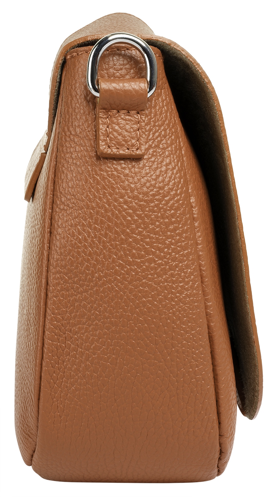 Cluty Umhängetasche, echt Leder, Made in Italy