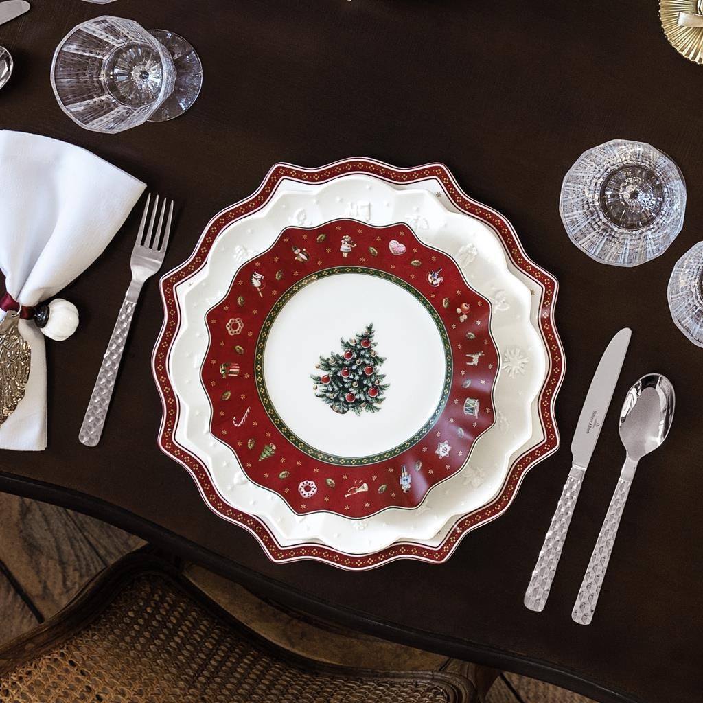 Villeroy & Boch Geschirr-Set »Kaffeeservice Toy's Delight 18er Set rot« Mikrowellengeeignet