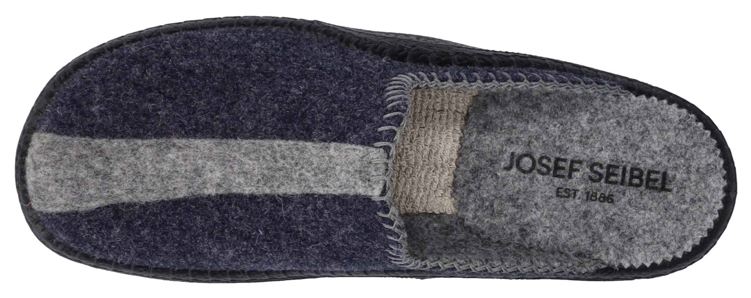 Josef Seibel Pantoffel »Monaco 62«  Hausschuh, Slipper mit Ziernähte