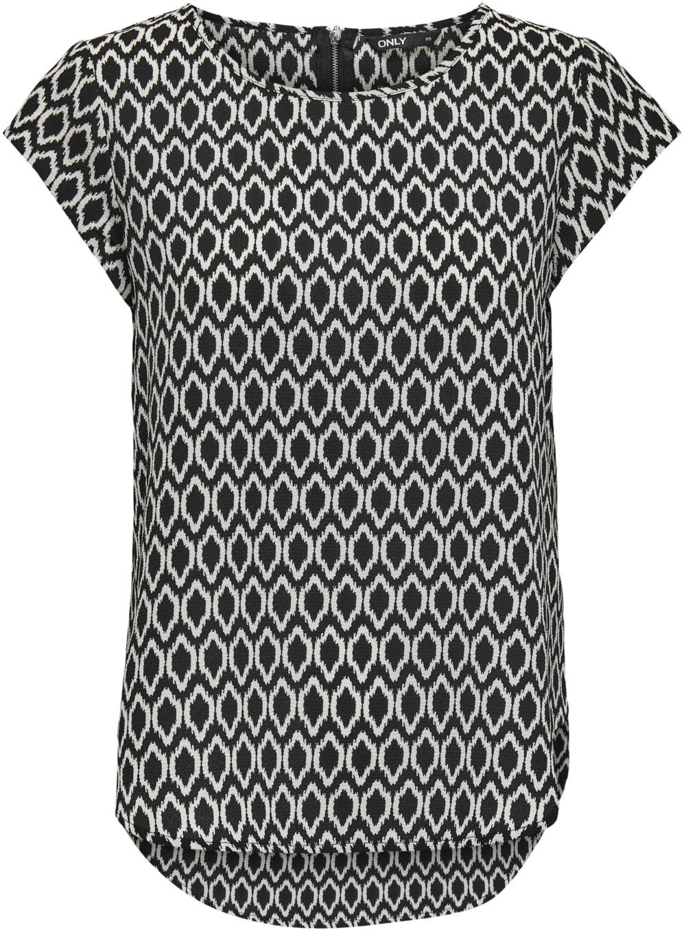 ONLY CARMAKOMA Klassische Bluse, mit Rundhalsaussschnitt