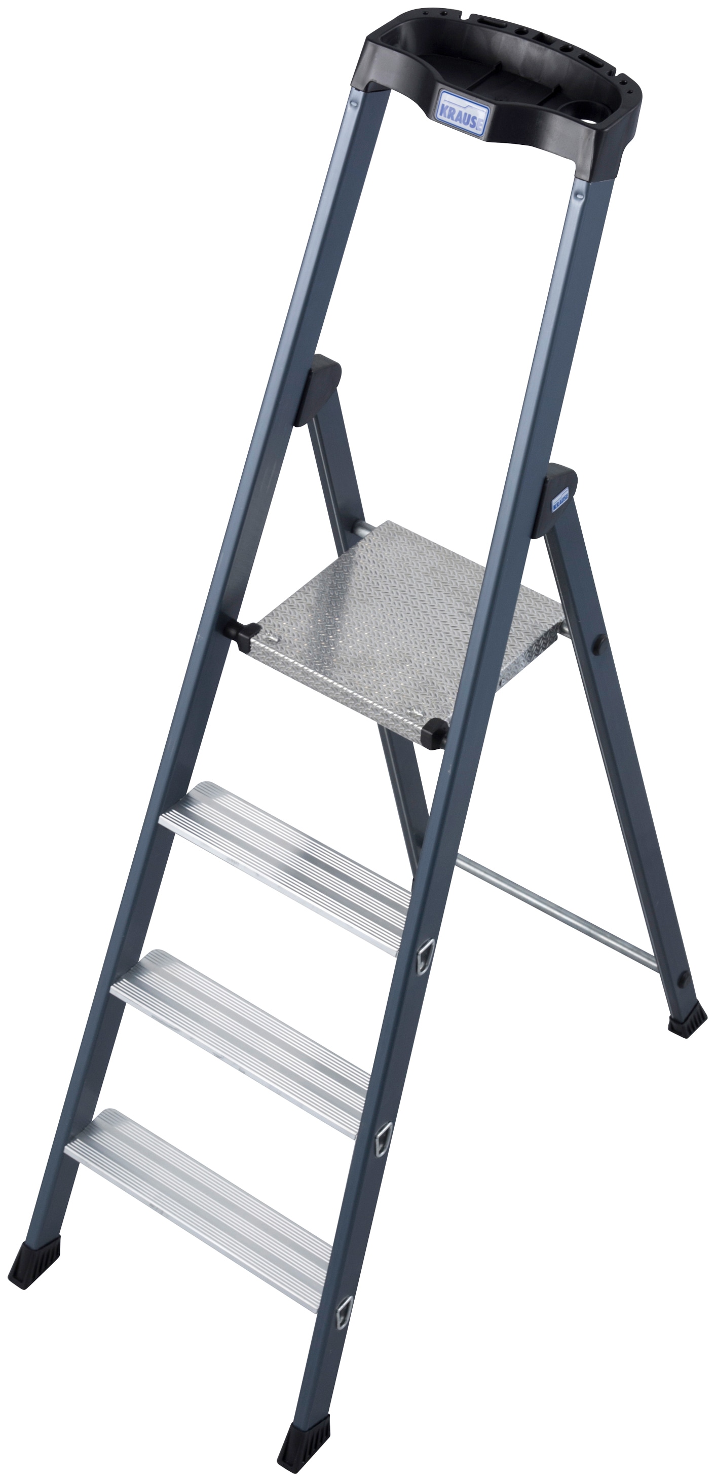 Stehleiter »SePro S«, Alu eloxiert, 1x4 Stufen, Arbeitshöhe ca. 285 cm
