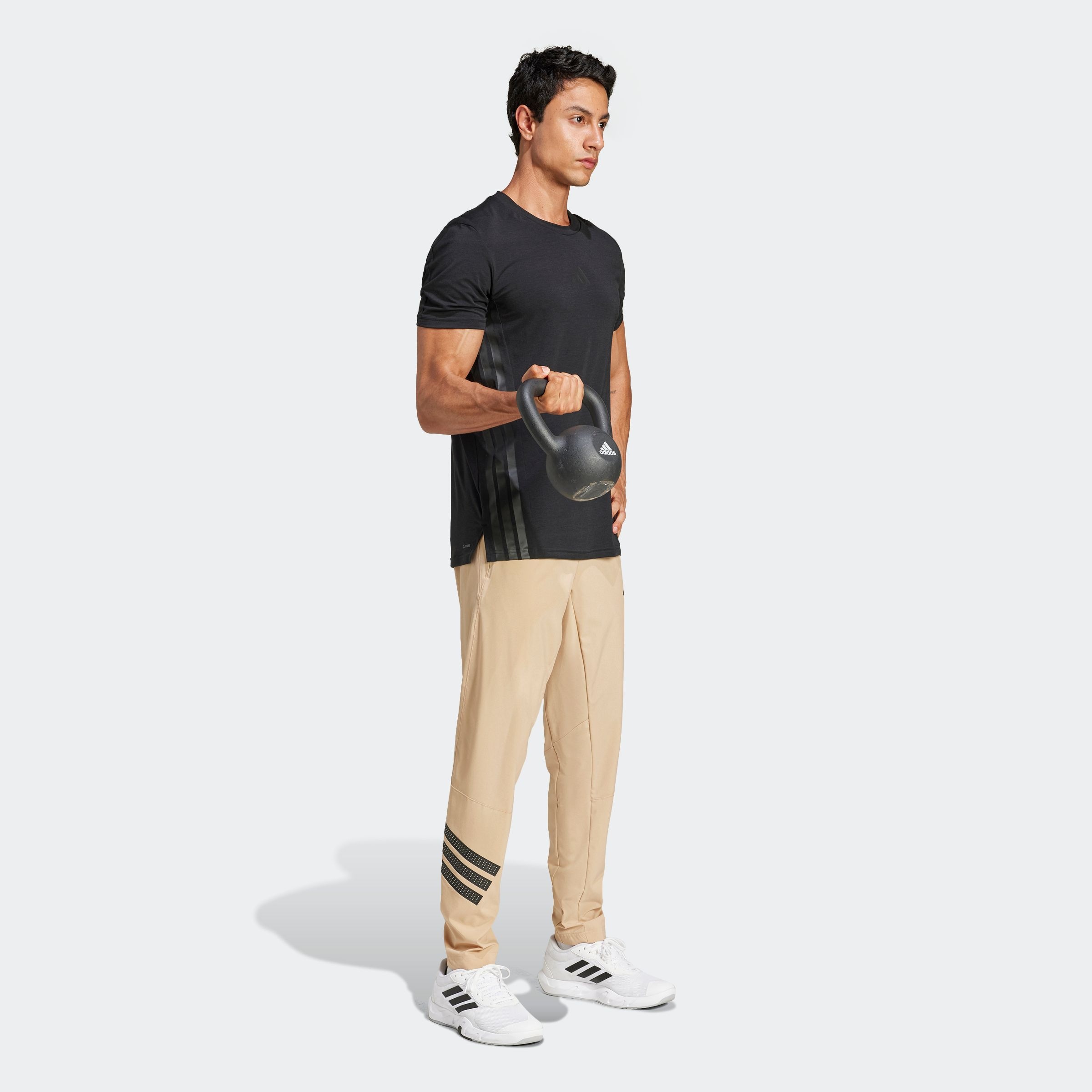 adidas Performance Sporthose »GYM+ 3S WV PANT«, (1 tlg.)