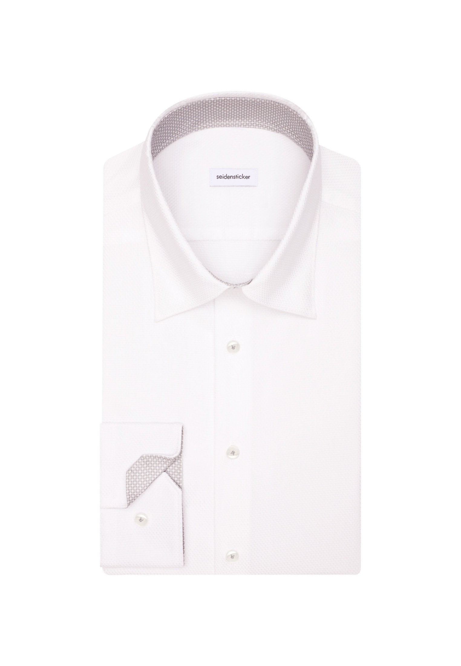 seidensticker Businesshemd »Schwarze Rose«, Shaped 1/1 Covered-Button-Down-Kragen