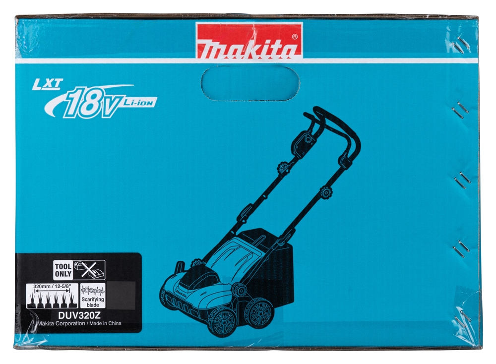 Makita Akku-Vertikutierer »»DUV320Z« 18V, 32 cm, 30 l, ohne Akku und Ladegerät« mit einer Arbeitsbreite von 32 cm und vier verschiedenen Arbeitstiefen