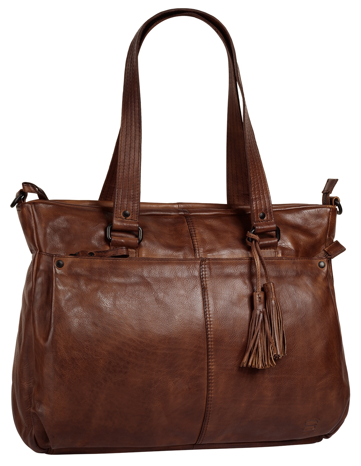 Spikes & Sparrow Shopper, echt Leder